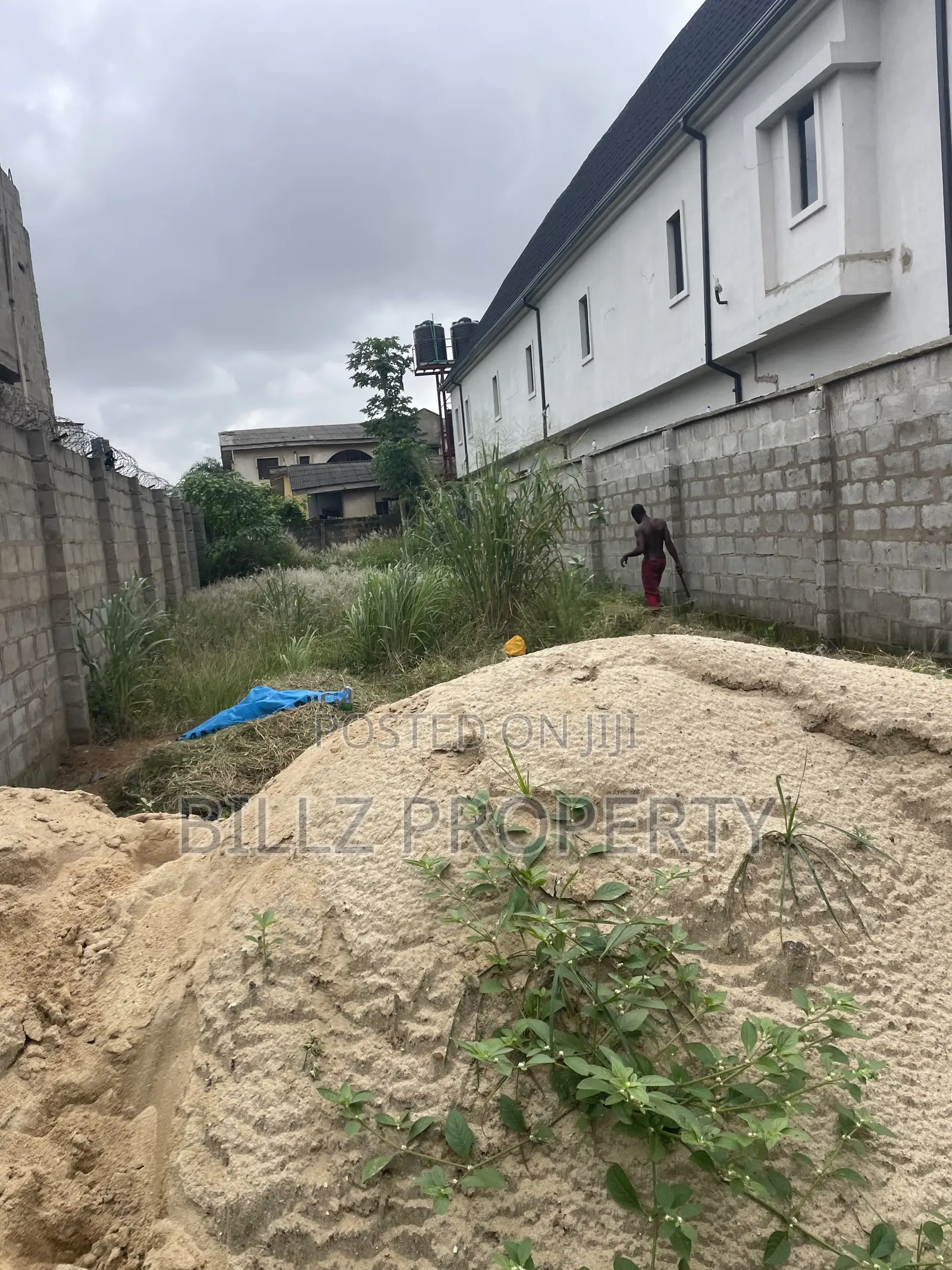 A Standard Half Plot of Land in a Serene Environment Under BandA Light in Abule Egba