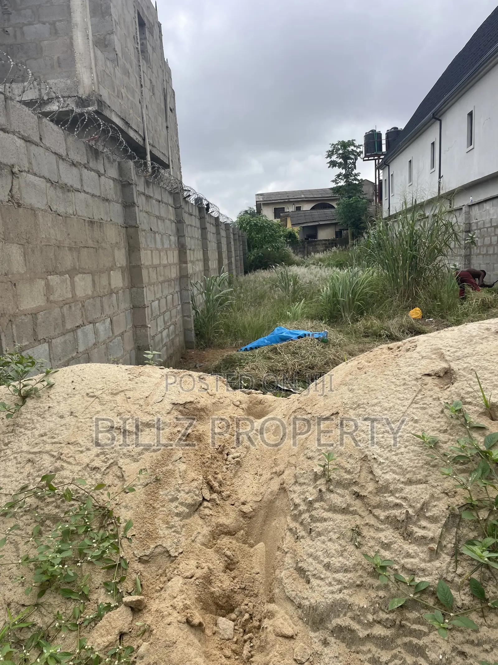 A Standard Half Plot of Land in a Serene Environment Under BandA Light in Abule Egba