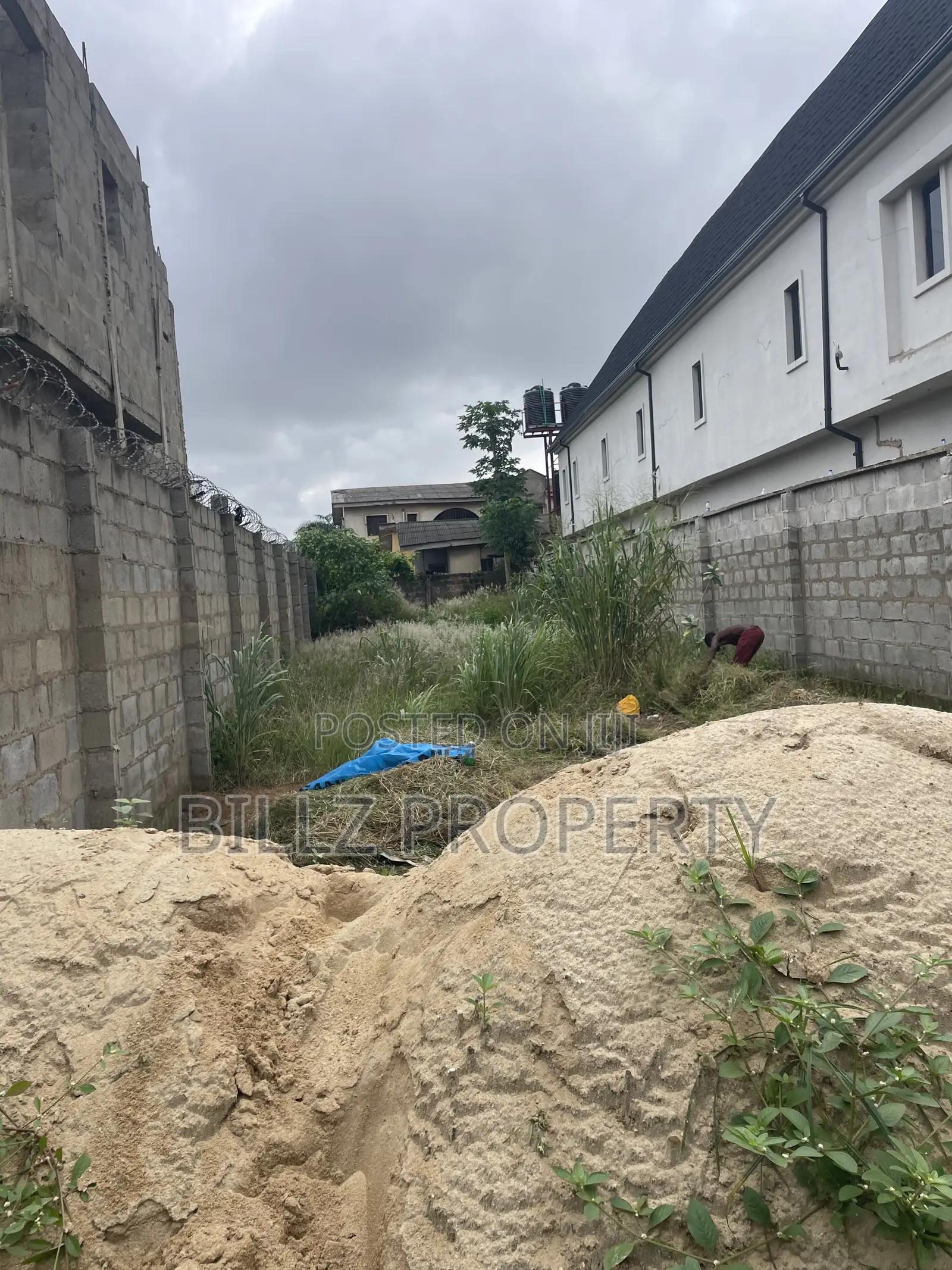 A Standard Half Plot of Land in a Serene Environment Under BandA Light in Abule Egba
