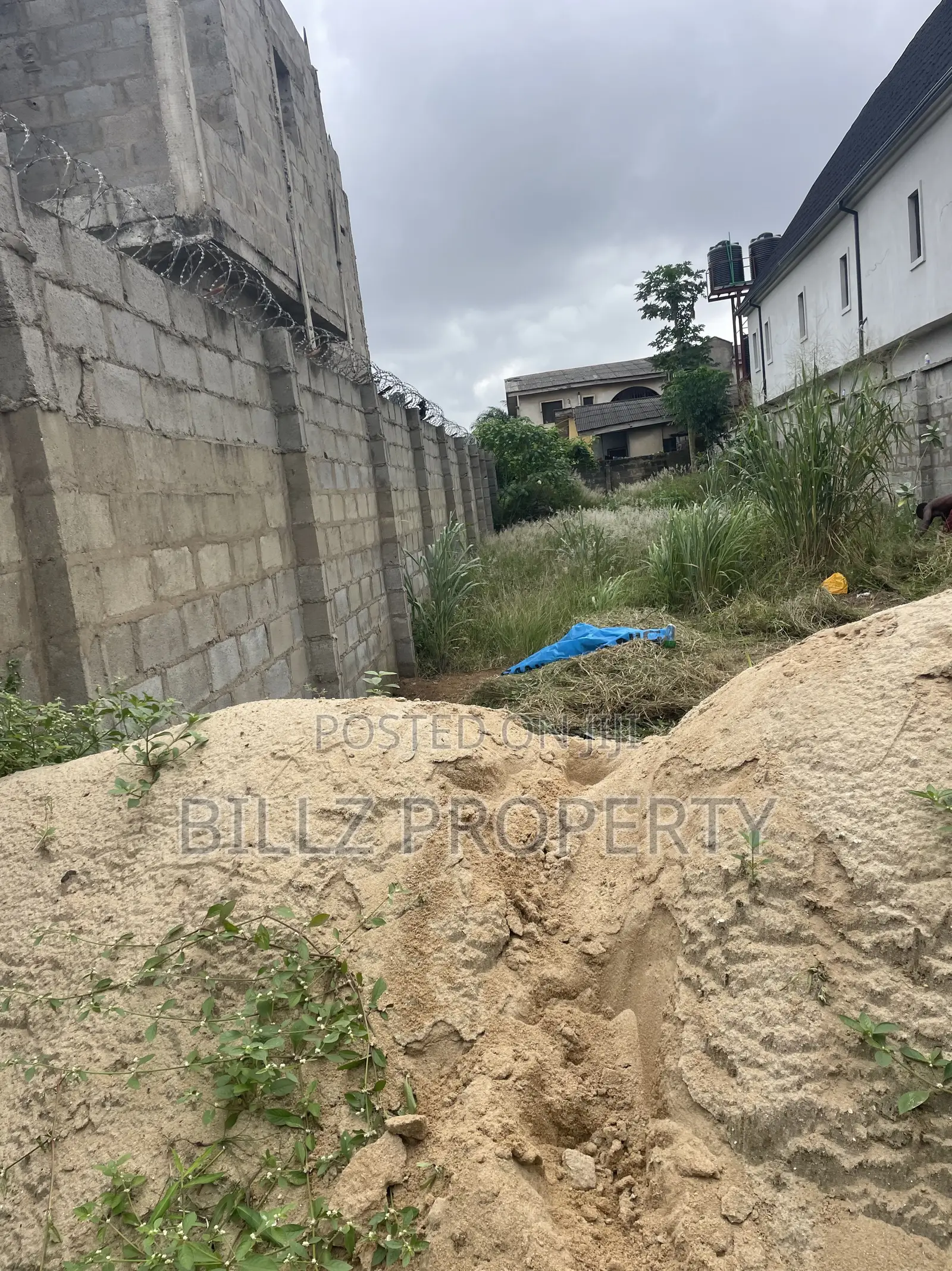 A Standard Half Plot of Land in a Serene Environment Under BandA Light in Abule Egba
