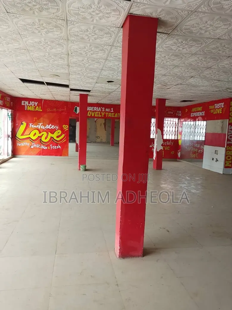 Commercial Property Upstairs and Downstairs Formally Used for Eatery in Egbeda