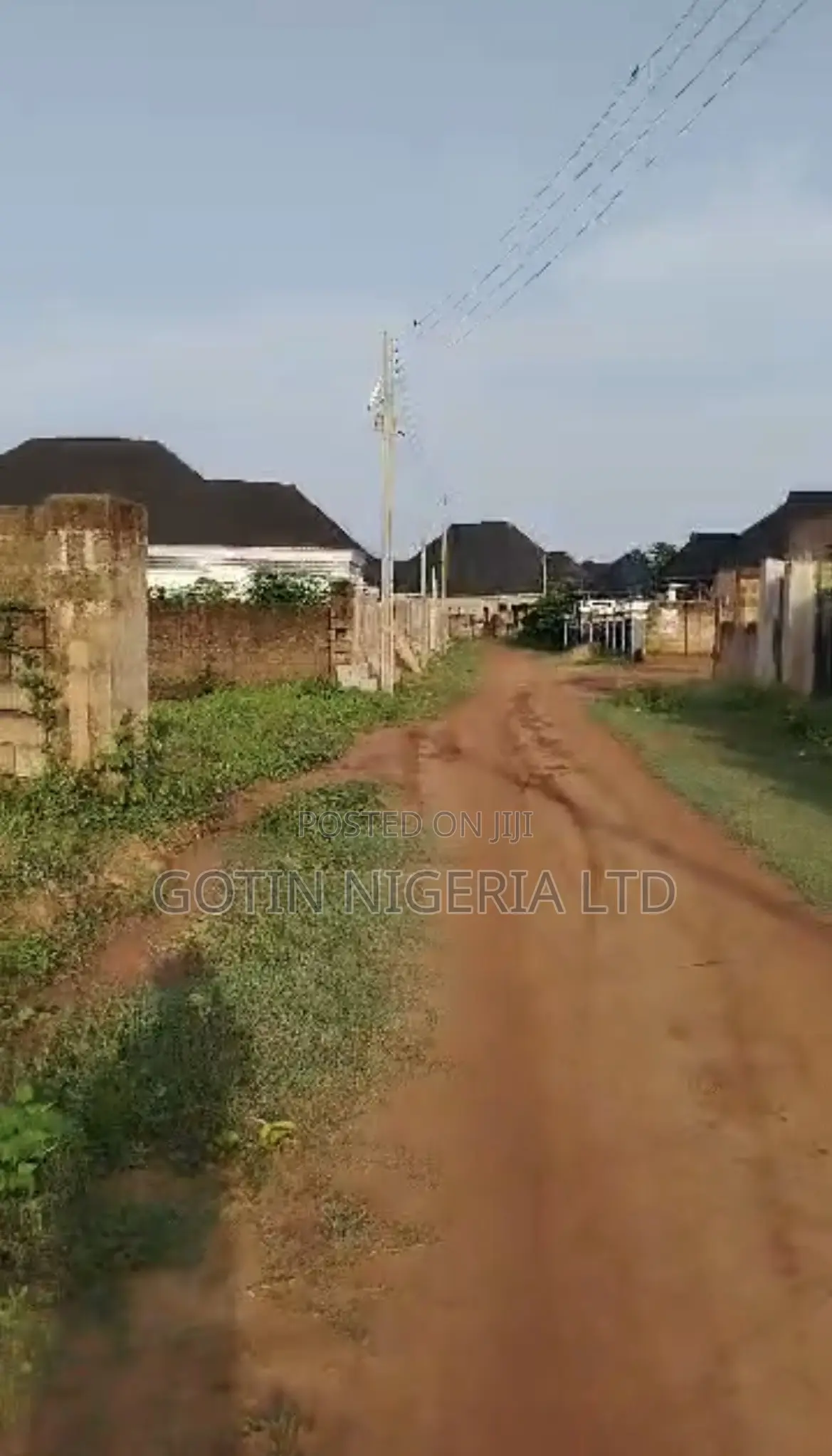 50x100ft Land With 4-Bedroom Duplex Foundation in Okhuoromi in Benin City