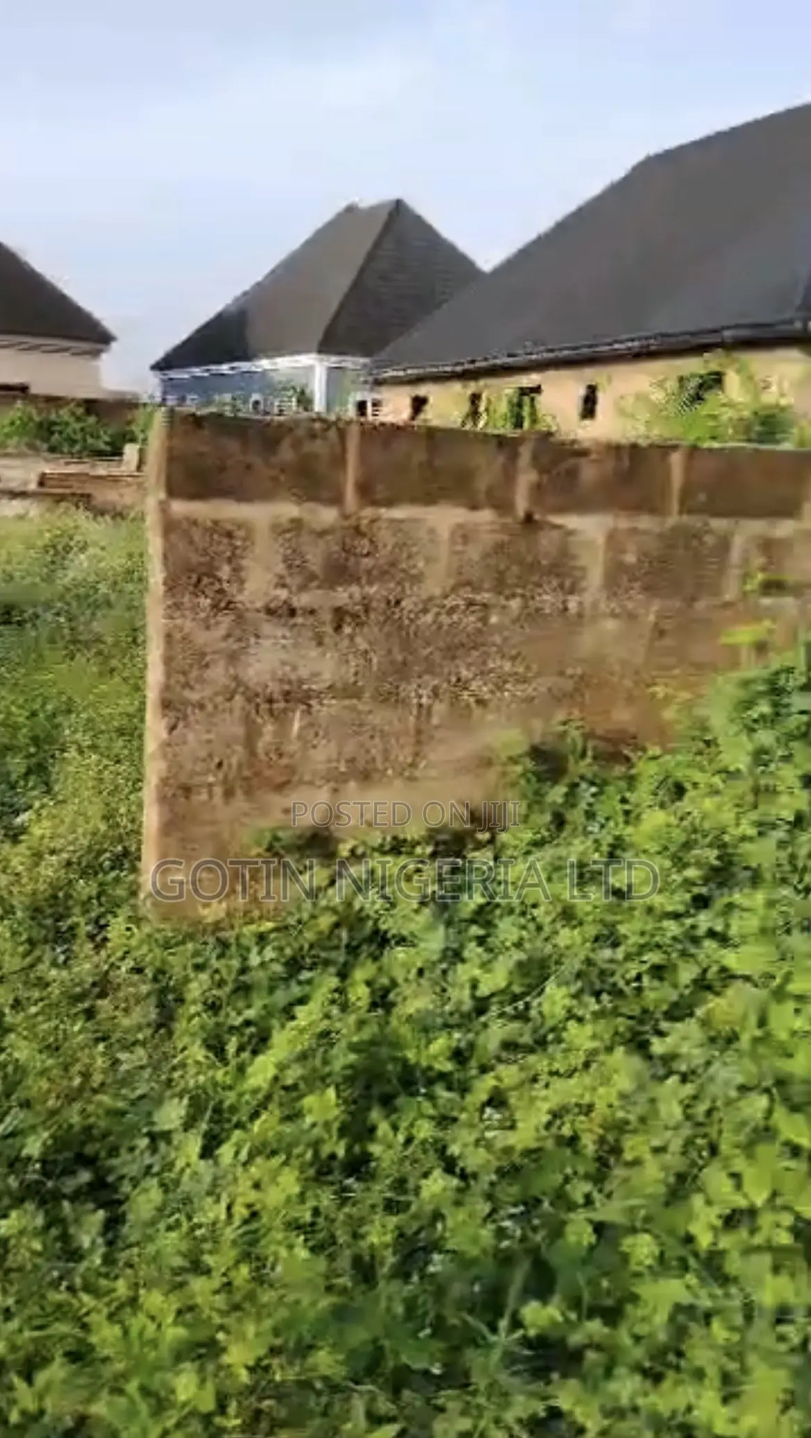50x100ft Land With 4-Bedroom Duplex Foundation in Okhuoromi in Benin City