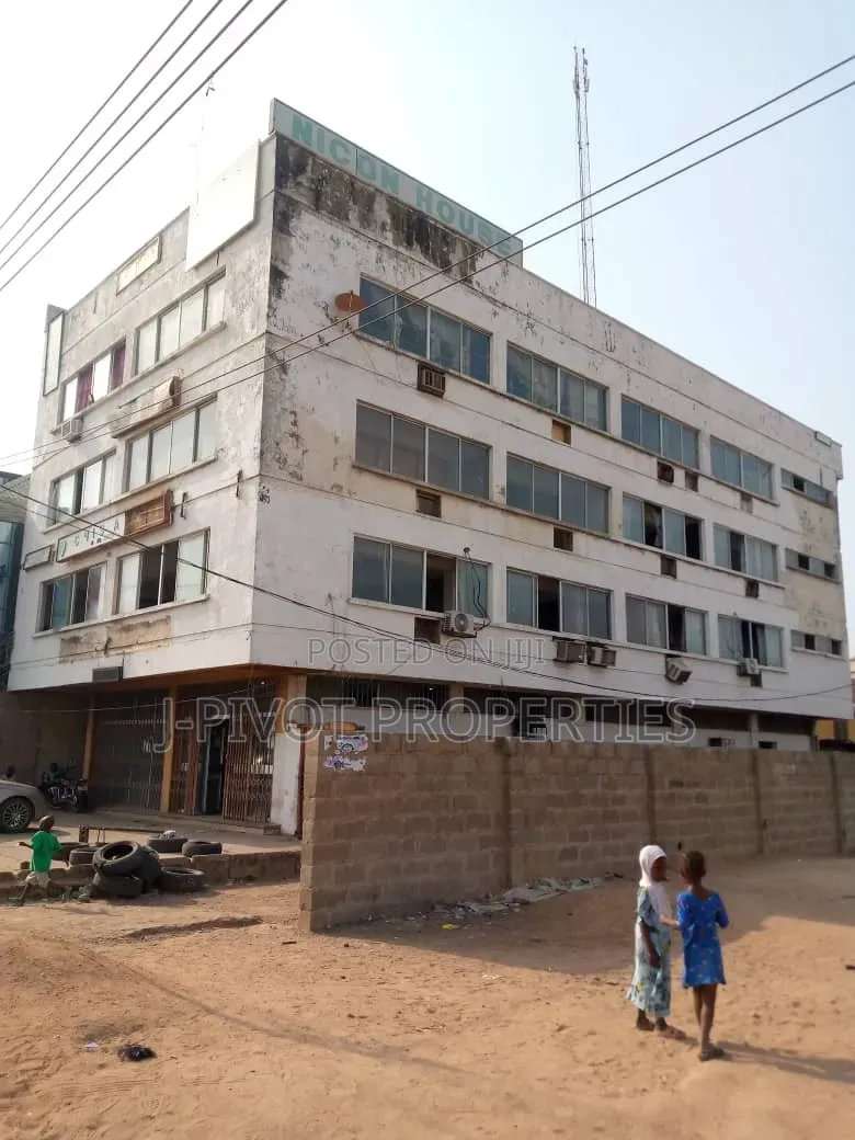 Commercial Office Building 4 Floors Facing Main Road in Ilorin West