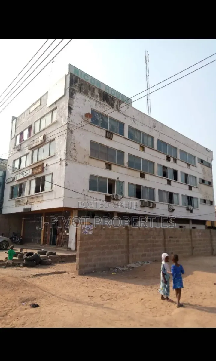 Commercial Office Building 4 Floors Facing Main Road in Ilorin West