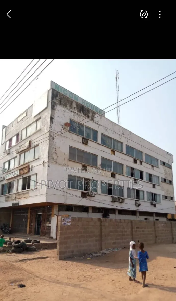 Commercial Office Building 4 Floors Facing Main Road in Ilorin West