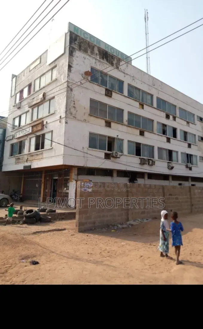 Commercial Office Building 4 Floors Facing Main Road in Ilorin West