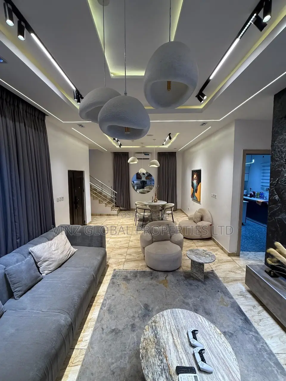 Luxury 4 Bedroom Duplex Apartment With PS5, Pool Snooker Board in Lekki