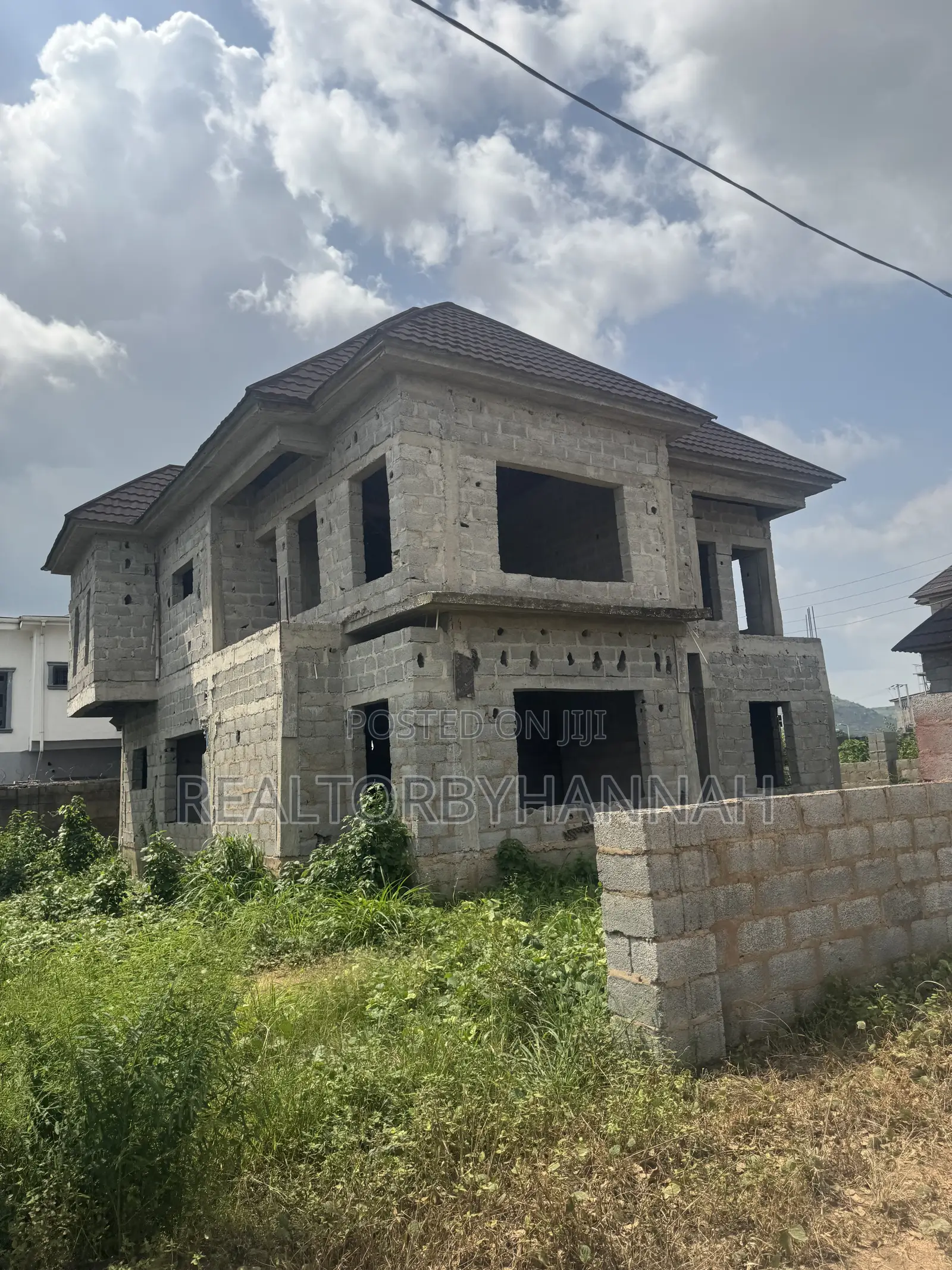 Carcass of 4 Bedroom Fully Detached Duplex With Attached BQ for Sale in Kaba