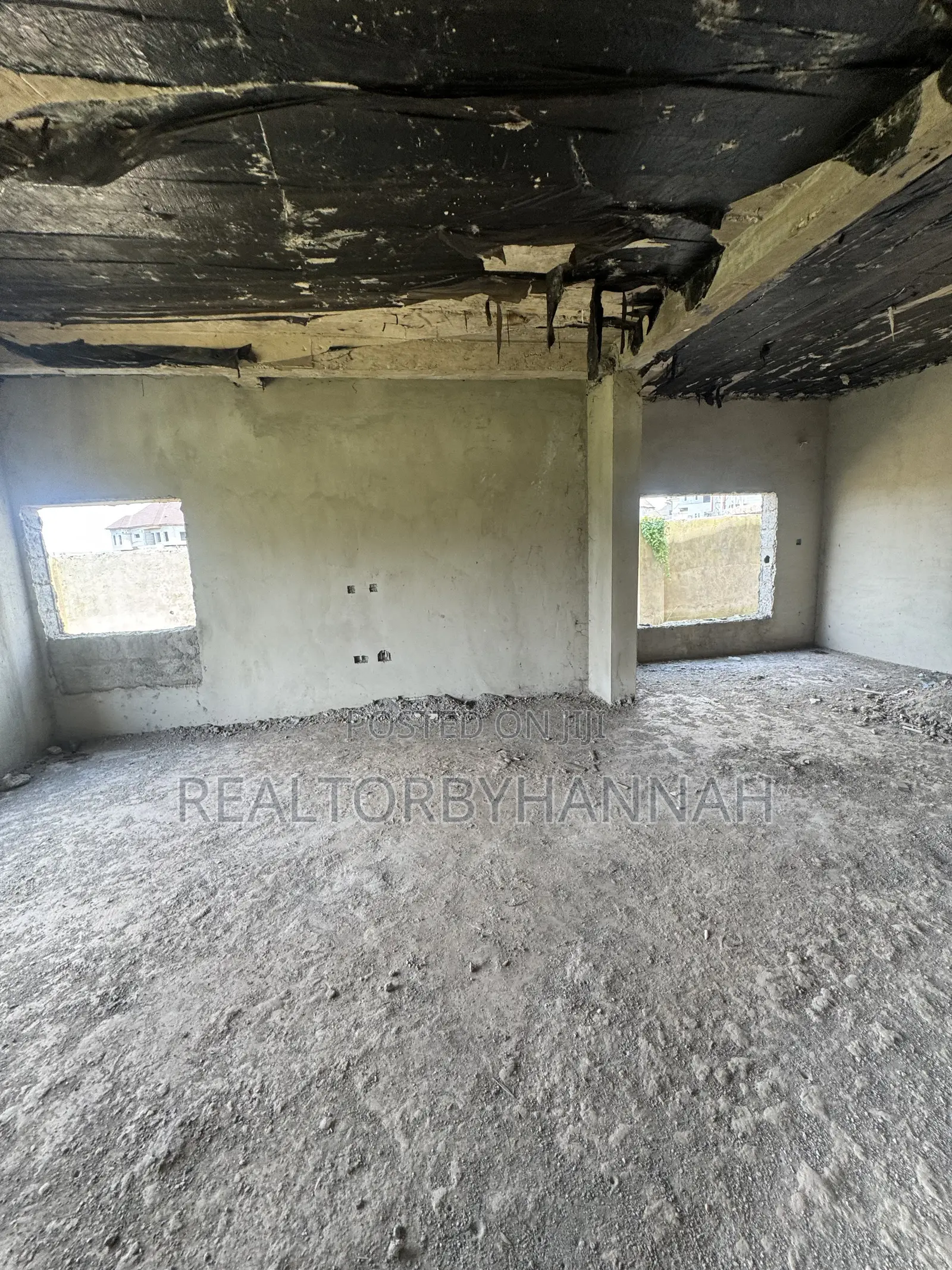 Carcass of 4 Bedroom Fully Detached Duplex With Attached BQ for Sale in Kaba