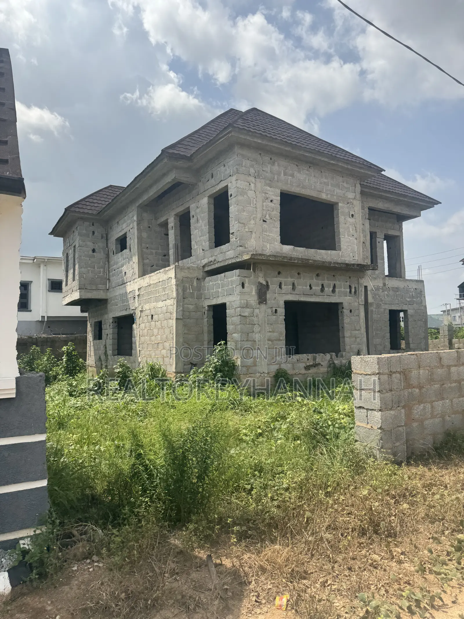 Carcass of 4 Bedroom Fully Detached Duplex With Attached BQ for Sale in Kaba