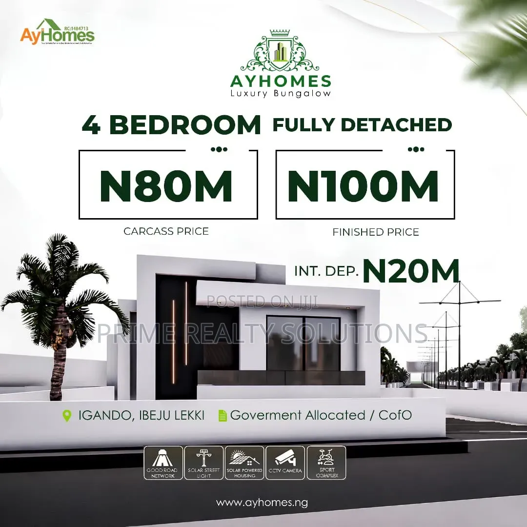 Furnished 4bdrm Bungalow in Igando-Oloja for sale in Igando-Oloja