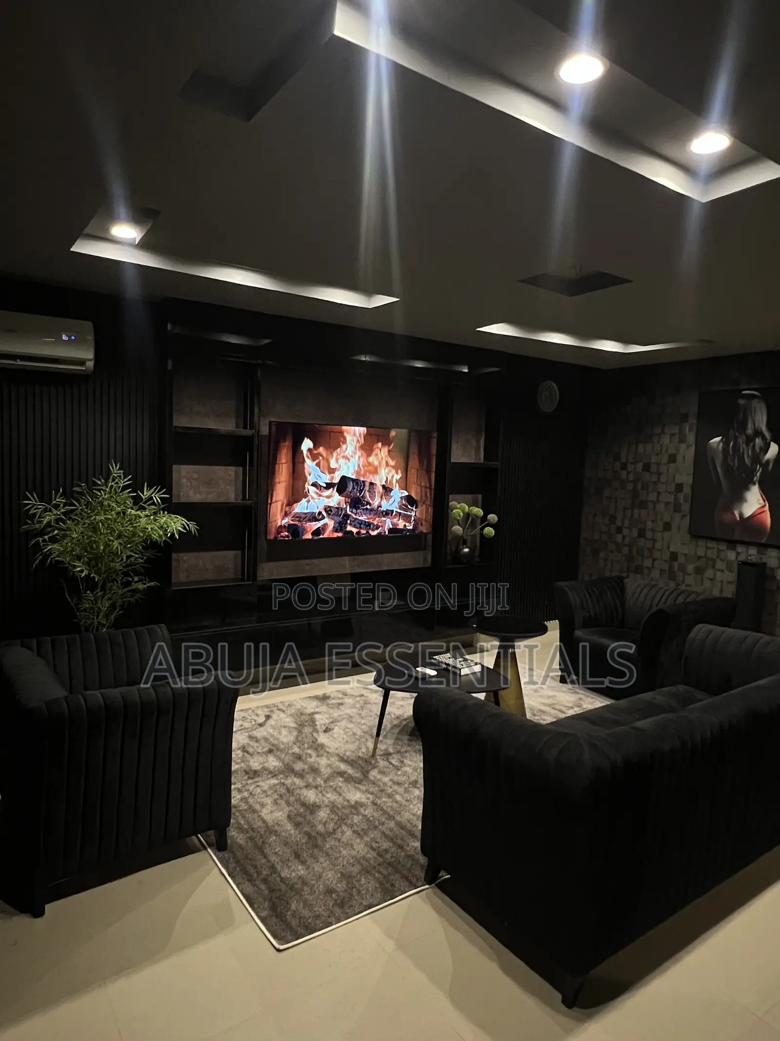 Black Themed 2 Bedroom Apartment Maitama in Maitama