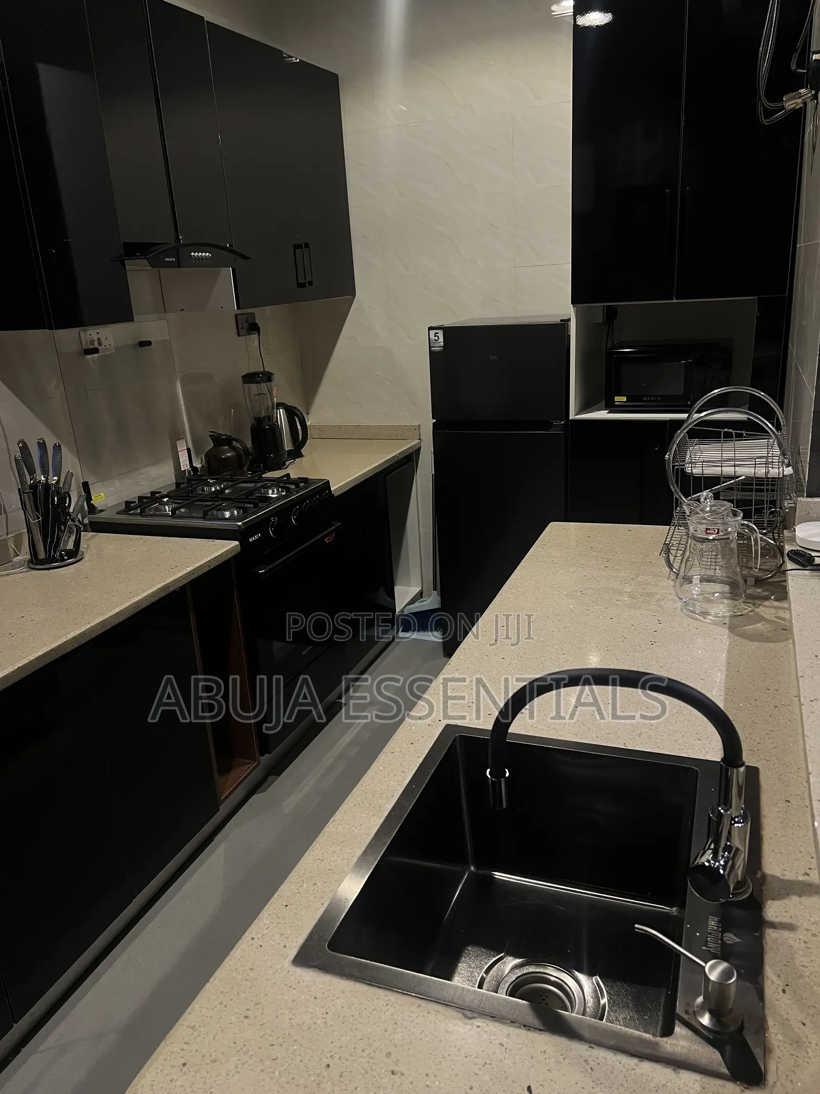 Black Themed 2 Bedroom Apartment Maitama in Maitama