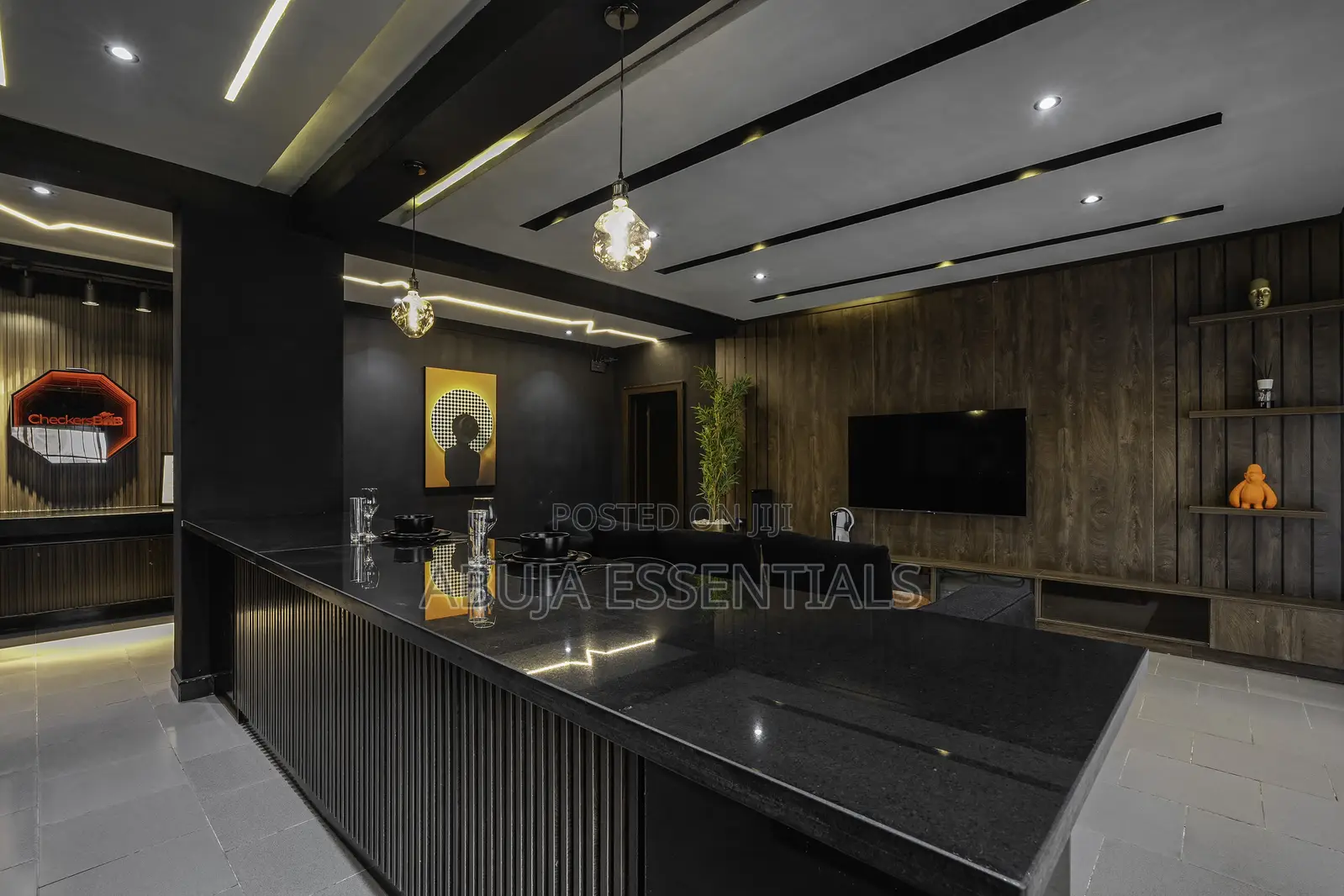 Black Themed 2 Bedroom Aparment Ikoyi Lagos in Ikoyi