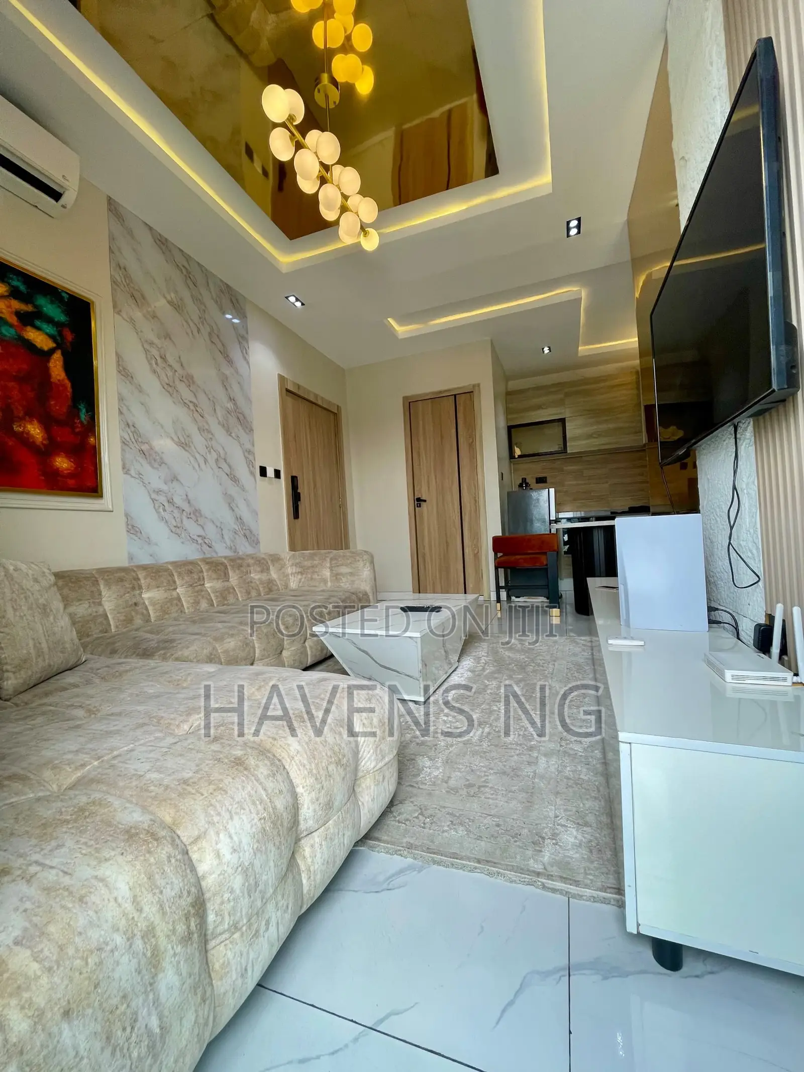 1-Bedroom Apartment With PS5 Sea View in Ologolo