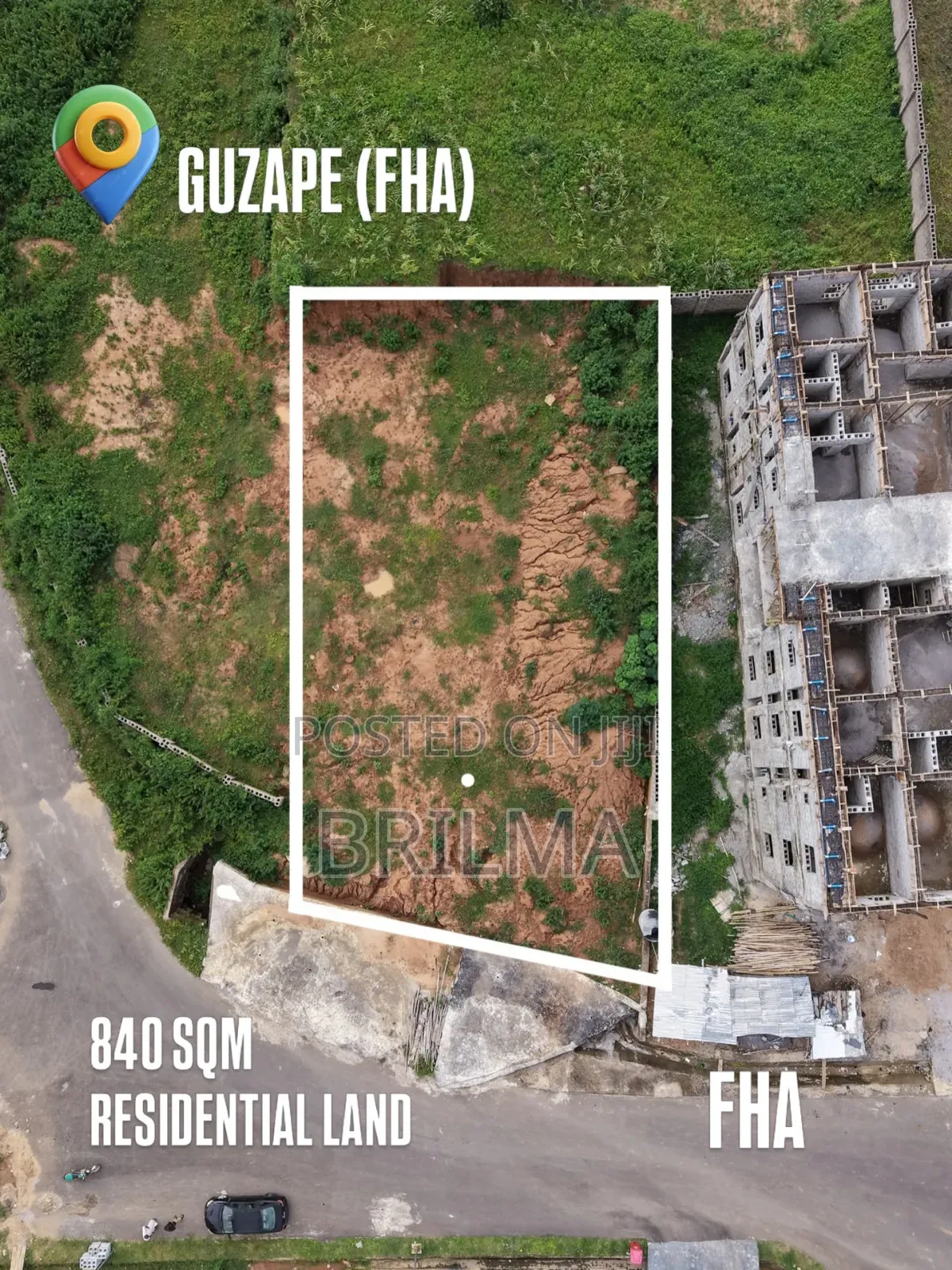 840Sqm Residential Land in Guzape for Sale in Guzape District