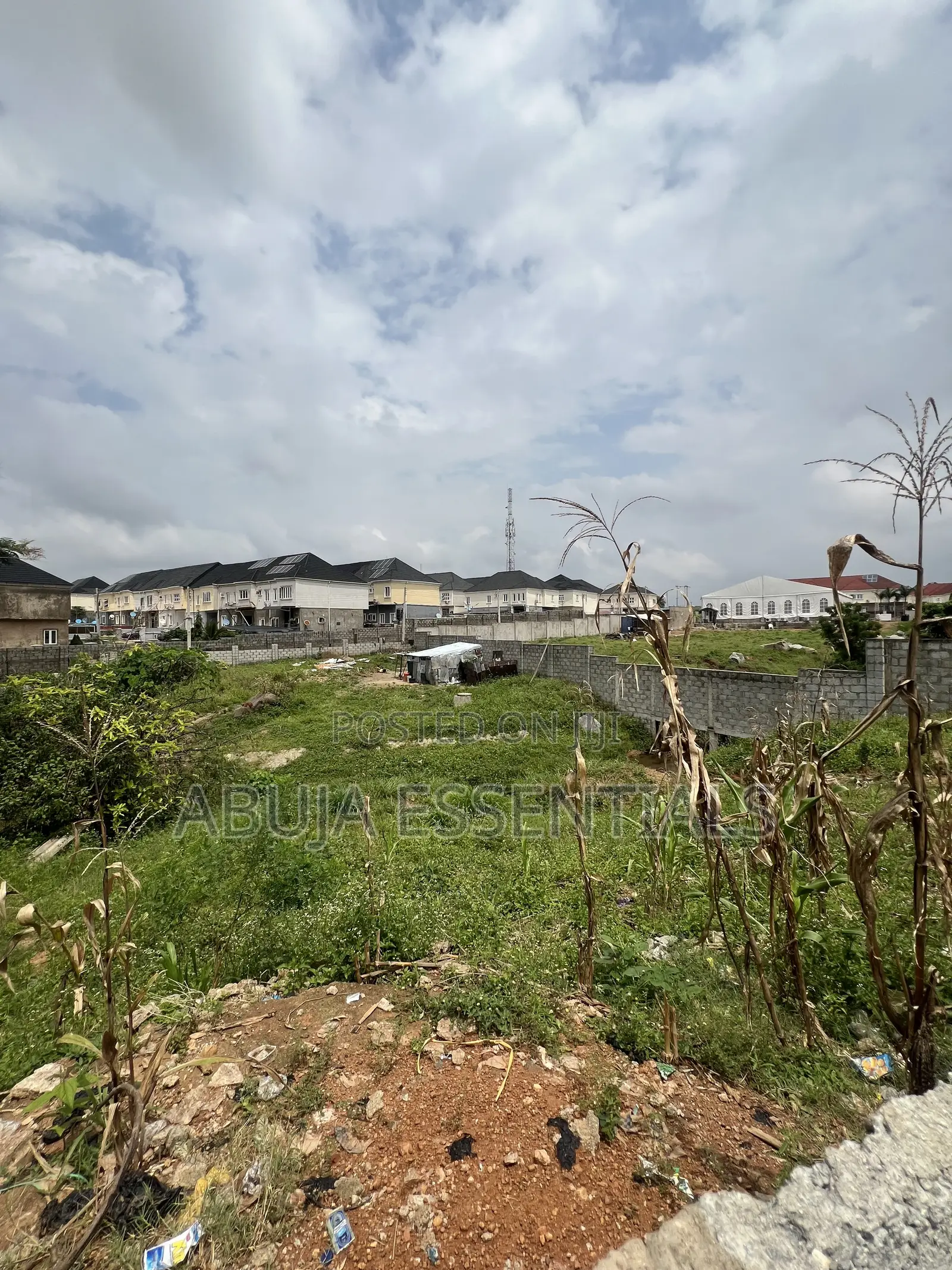 1264SQM Land Karmo by Nizamiya Hospital on a Tarred Road in Karmo