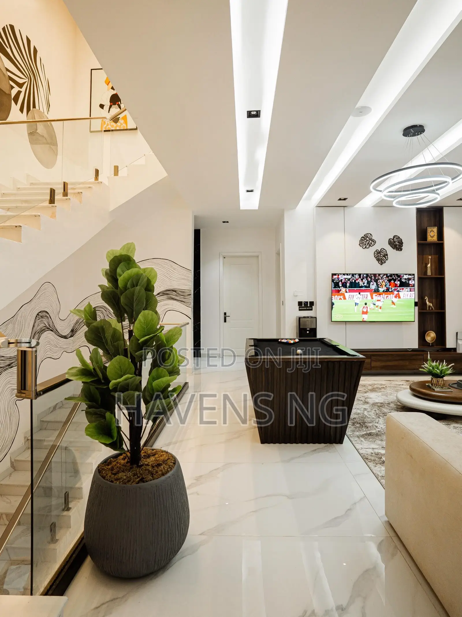 Luxury 5-Bedroom Duplex With Private Pool, Cinema, Gym Games in Lekki Phase 1