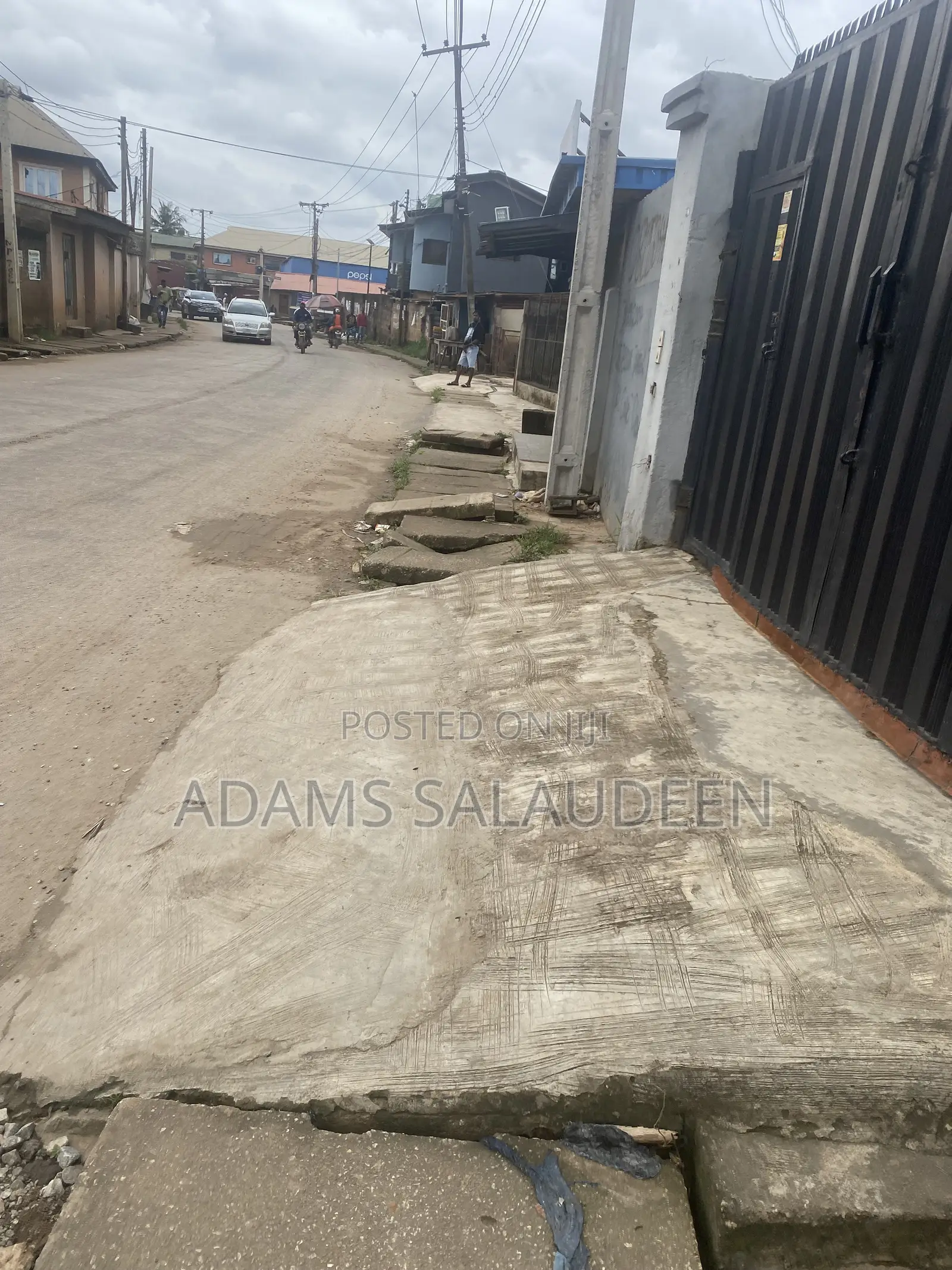 Commercial/Residential Quarter Plot of Land of Tarred Road in Abule Egba