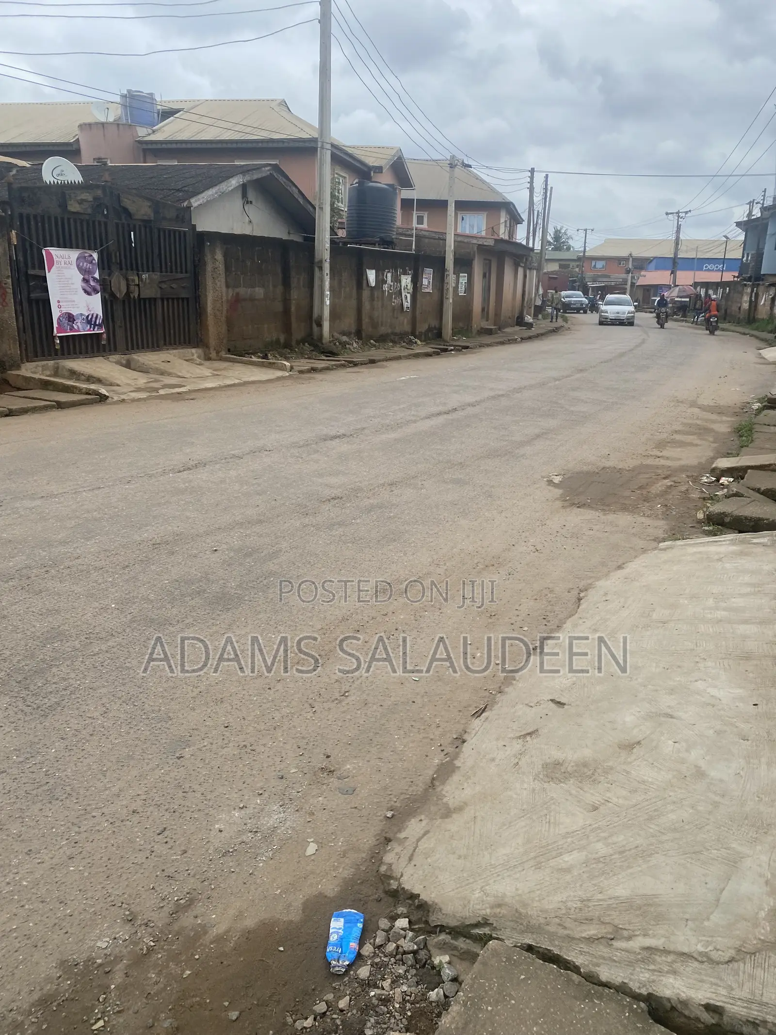 Commercial/Residential Quarter Plot of Land of Tarred Road in Abule Egba