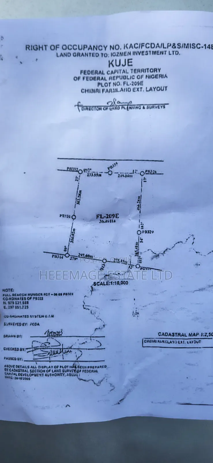 20hectares of Farmland in Chibiri Kuje in Kuje