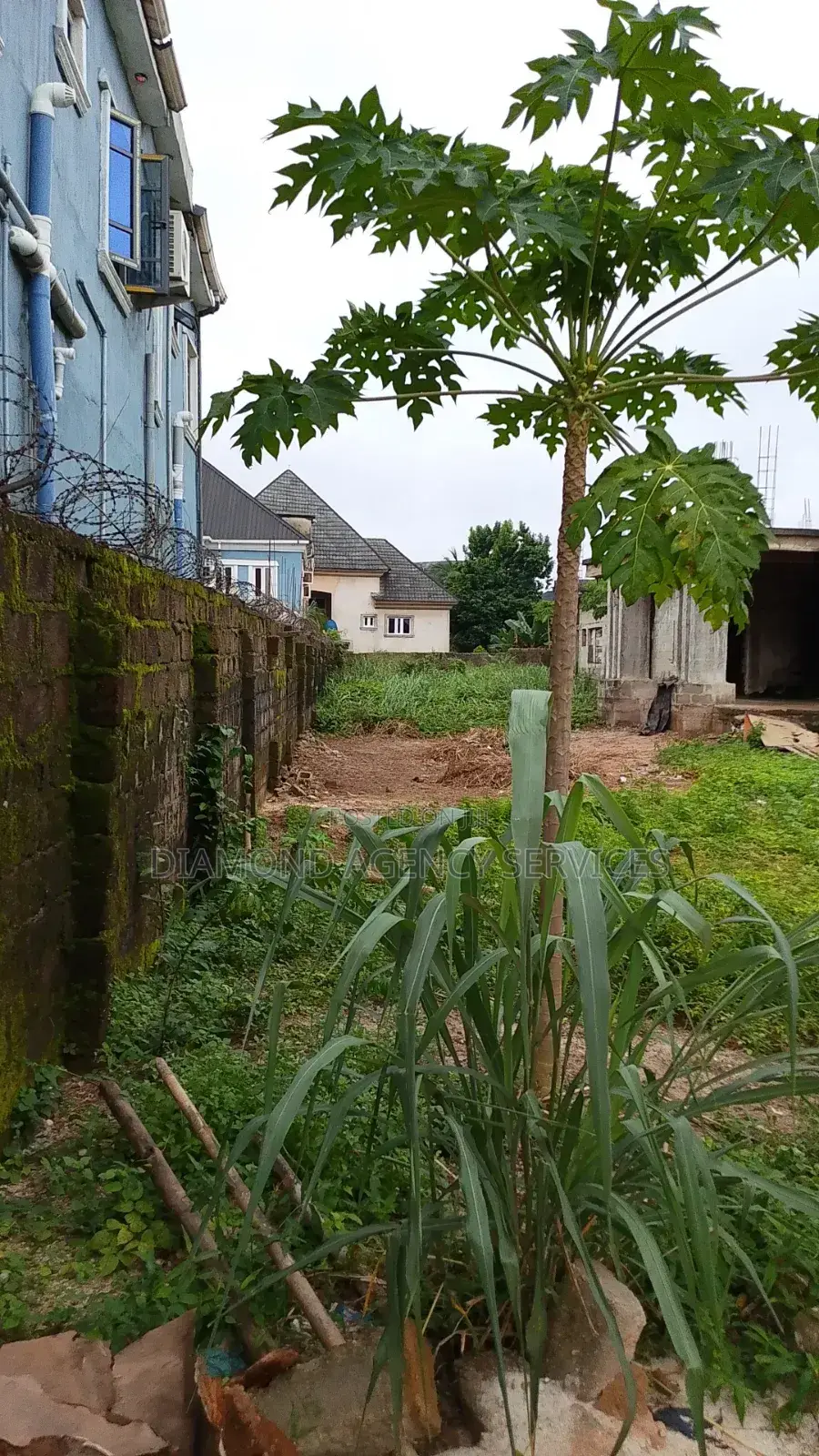 4 Plots of Land at Portharcourt Road With a 50% Complete Structure in Owerri