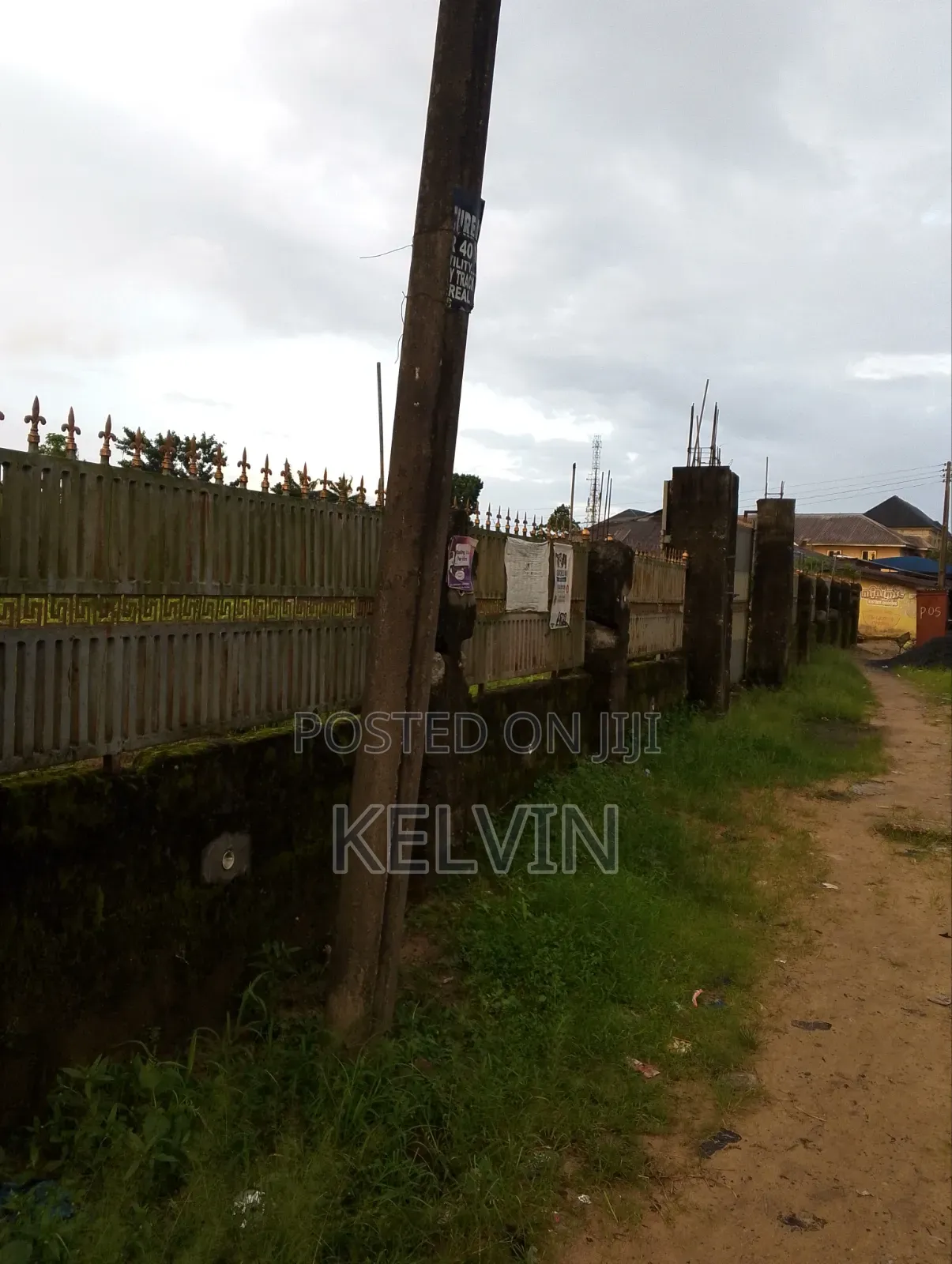 Empty Land With a Very High Fence in Aba North