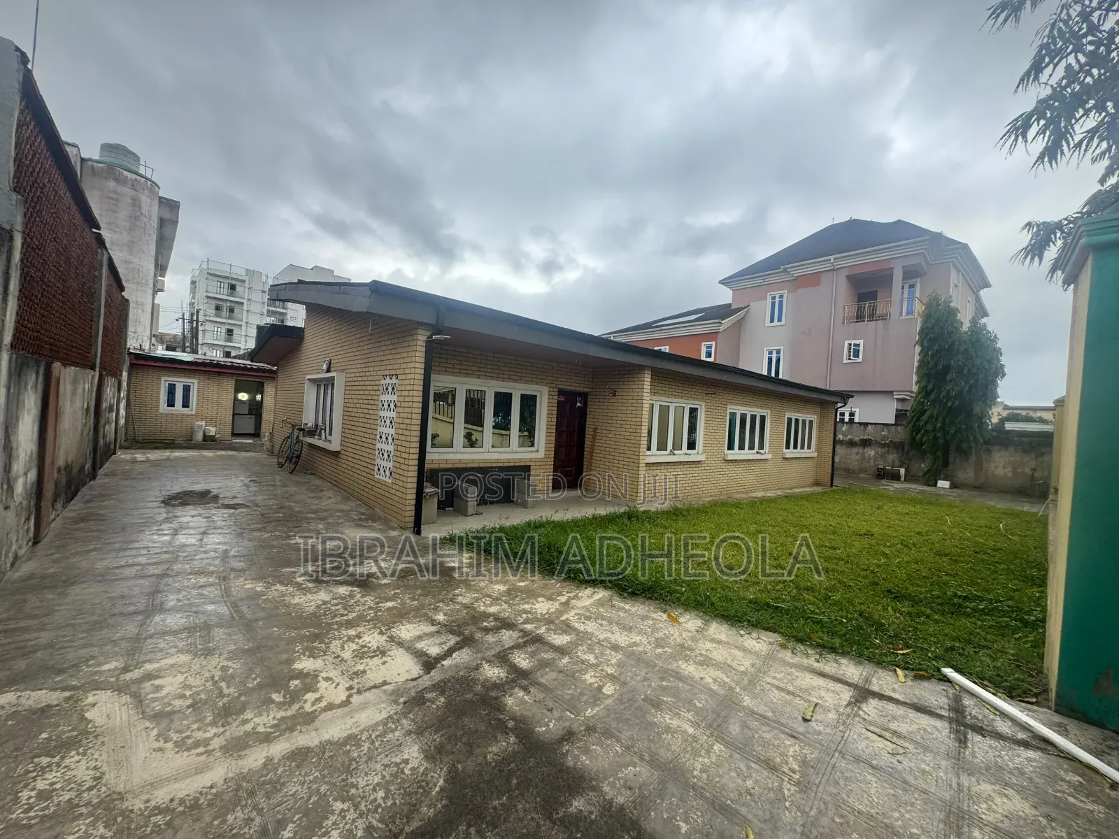 Land Measuring 523sqm With a Lovelym Bungalowt, in a Lovely Crescent in Adeniyi Jones