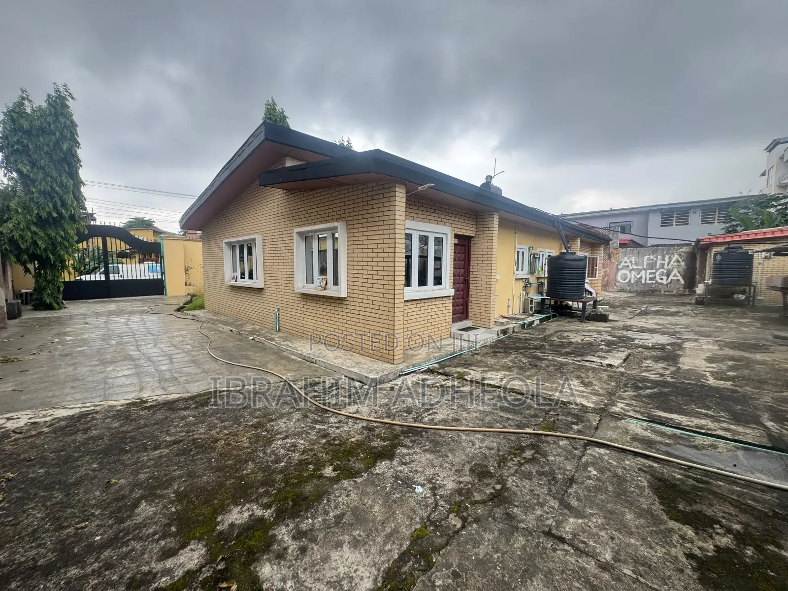 Land Measuring 523sqm With a Lovelym Bungalowt, in a Lovely Crescent in Adeniyi Jones