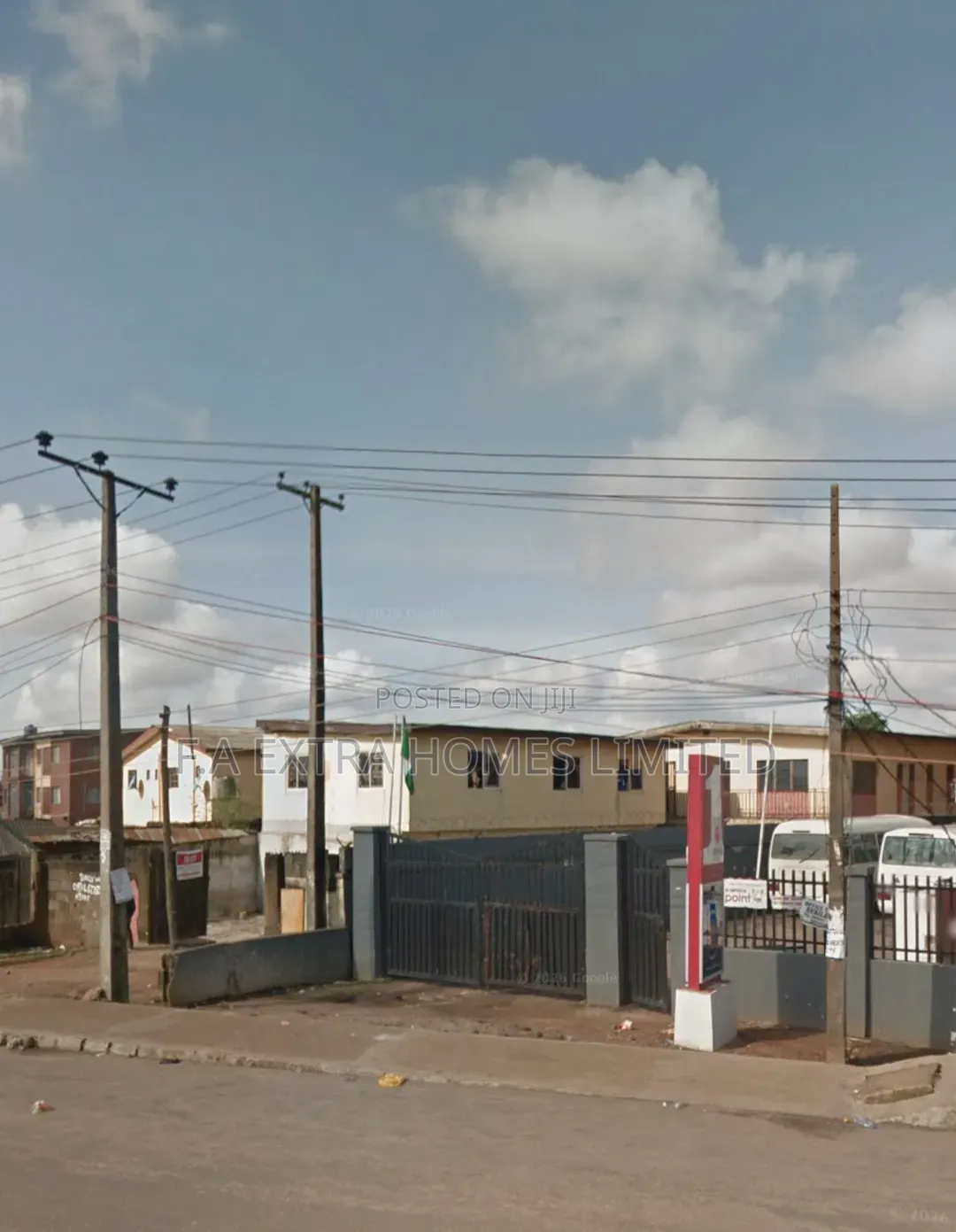 A Commercial Land, With (2 Units) of One Storey Building Structure in Akesan