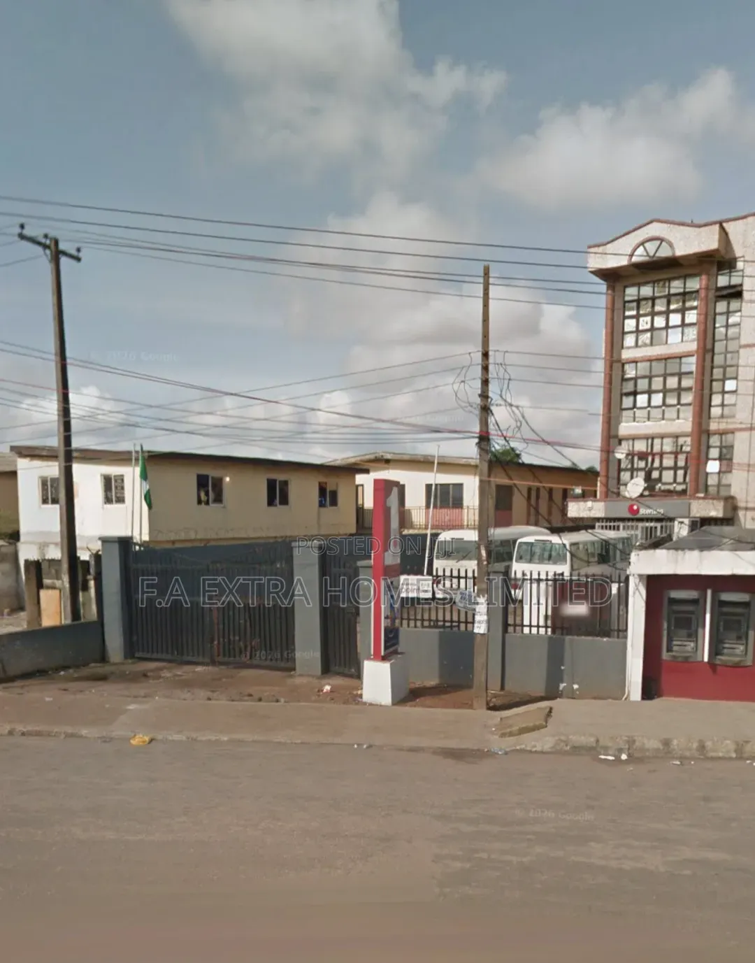 A Commercial Land, With (2 Units) of One Storey Building Structure in Akesan