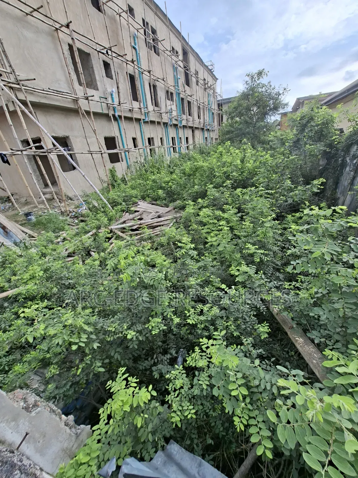 Half Plot With CofO in Ago Palace