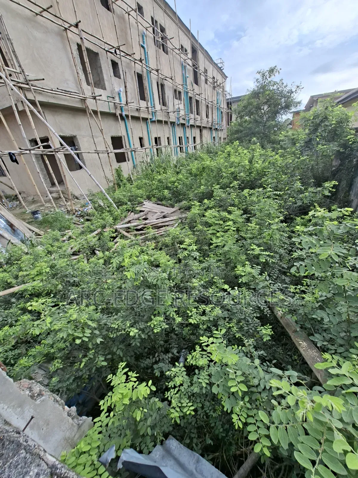 Half Plot With CofO in Ago Palace
