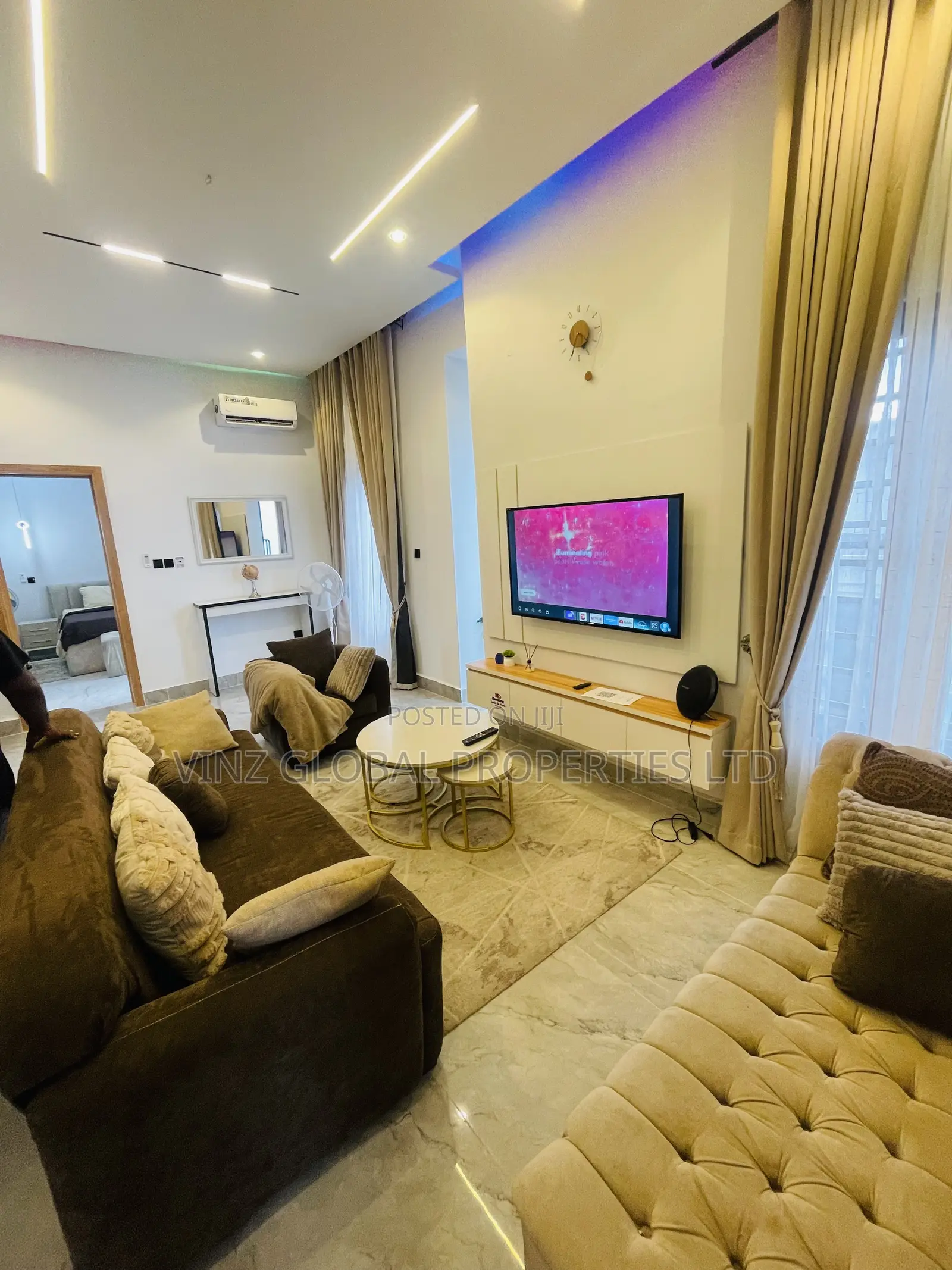 Brand New 2 Bedroom Luxury Apartment With Gym in Sangotedo