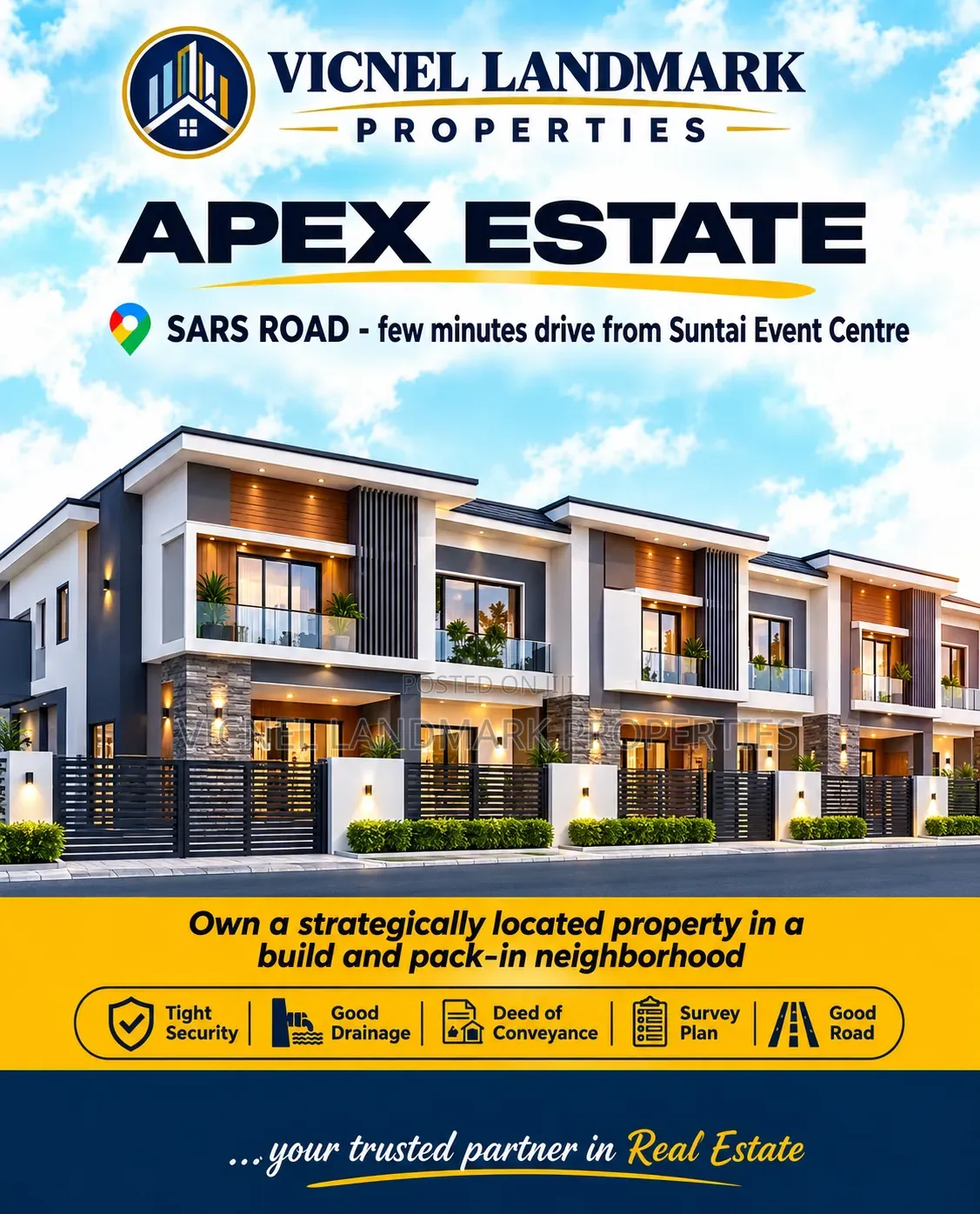 Apex Estates 1, Sars Road, Portharcourt, Close to Suntai Event Centre in Obio-Akpor