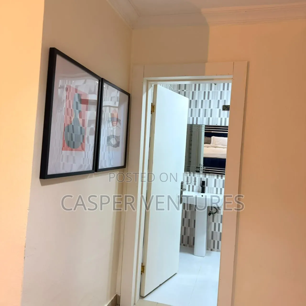 Sparkling Aesthetic 3bed Monthly Apartment With Solar-Inverter in Ikate