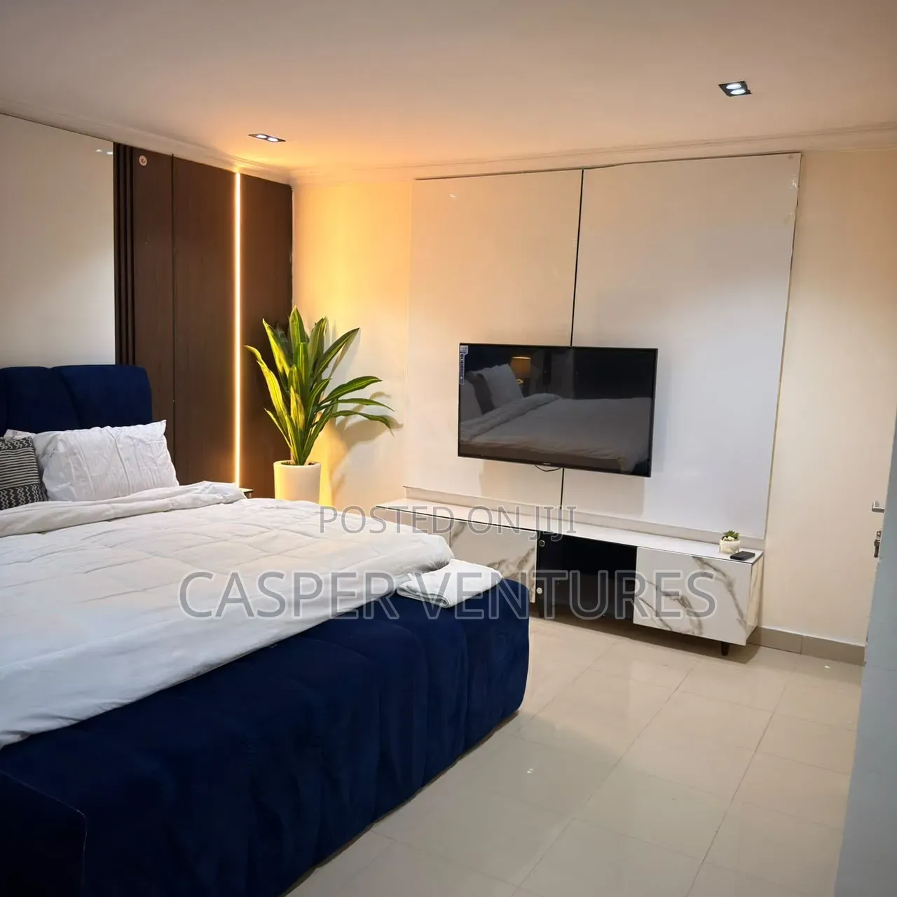 Sparkling Aesthetic 3bed Monthly Apartment With Solar-Inverter in Ikate