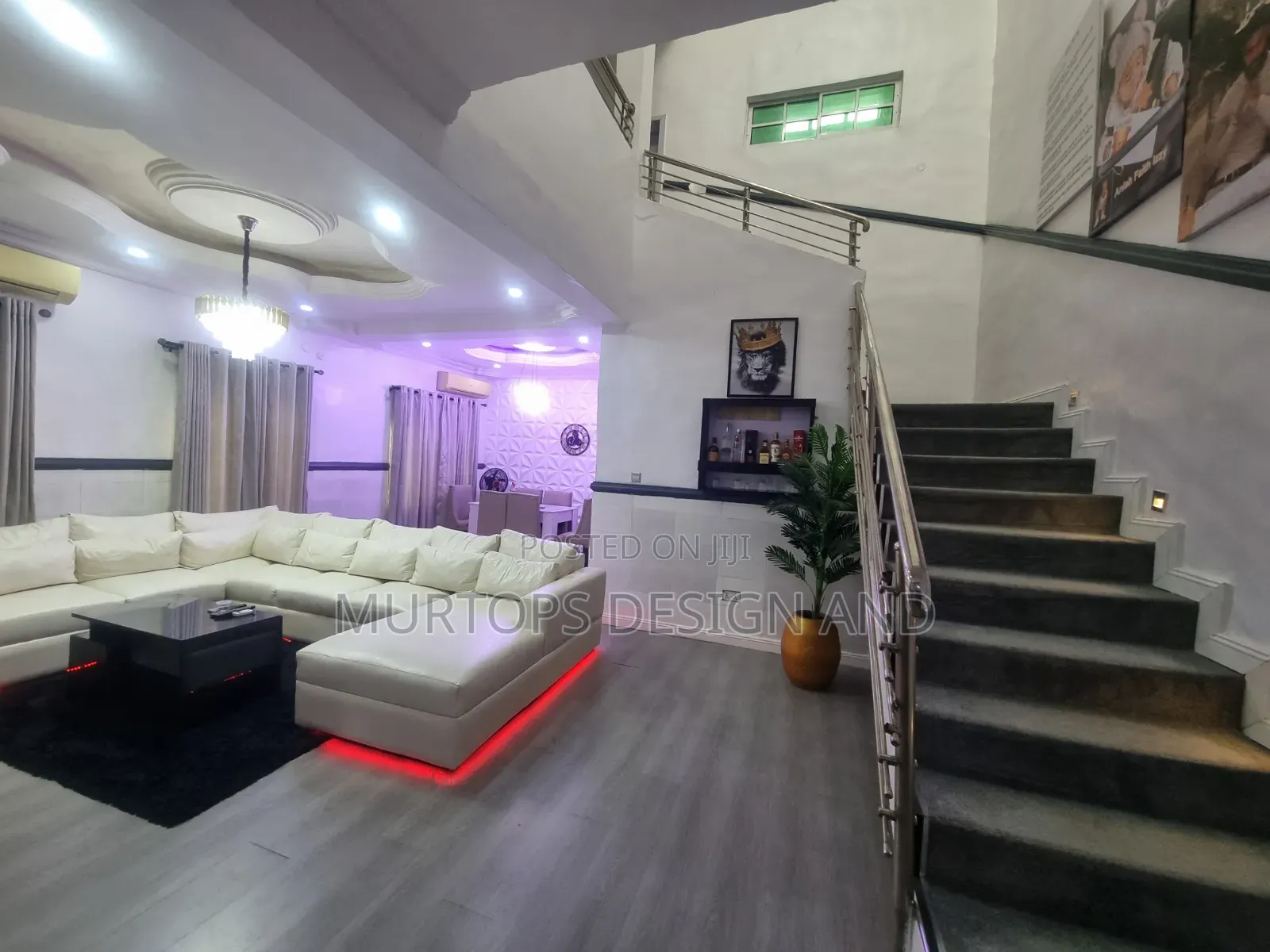 Furnished 4bdrm Duplex in Lekki Garden Phase 2, Abraham Adesanya Estate in Abraham Adesanya Estate
