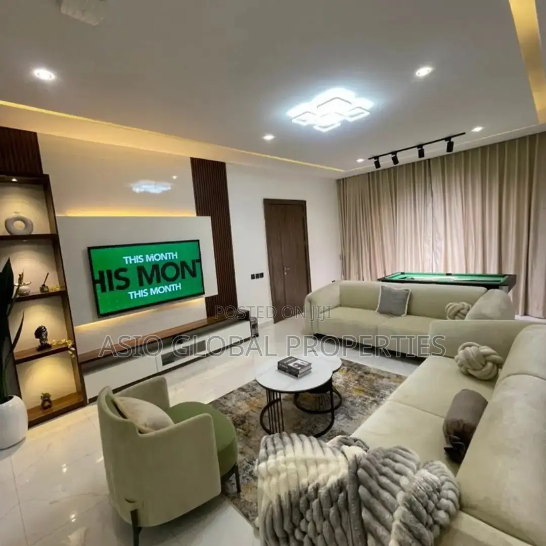 3-Bedroom Apartment With Private Balcony/Snooker in Gwarimpa, Abuja in Gwarinpa
