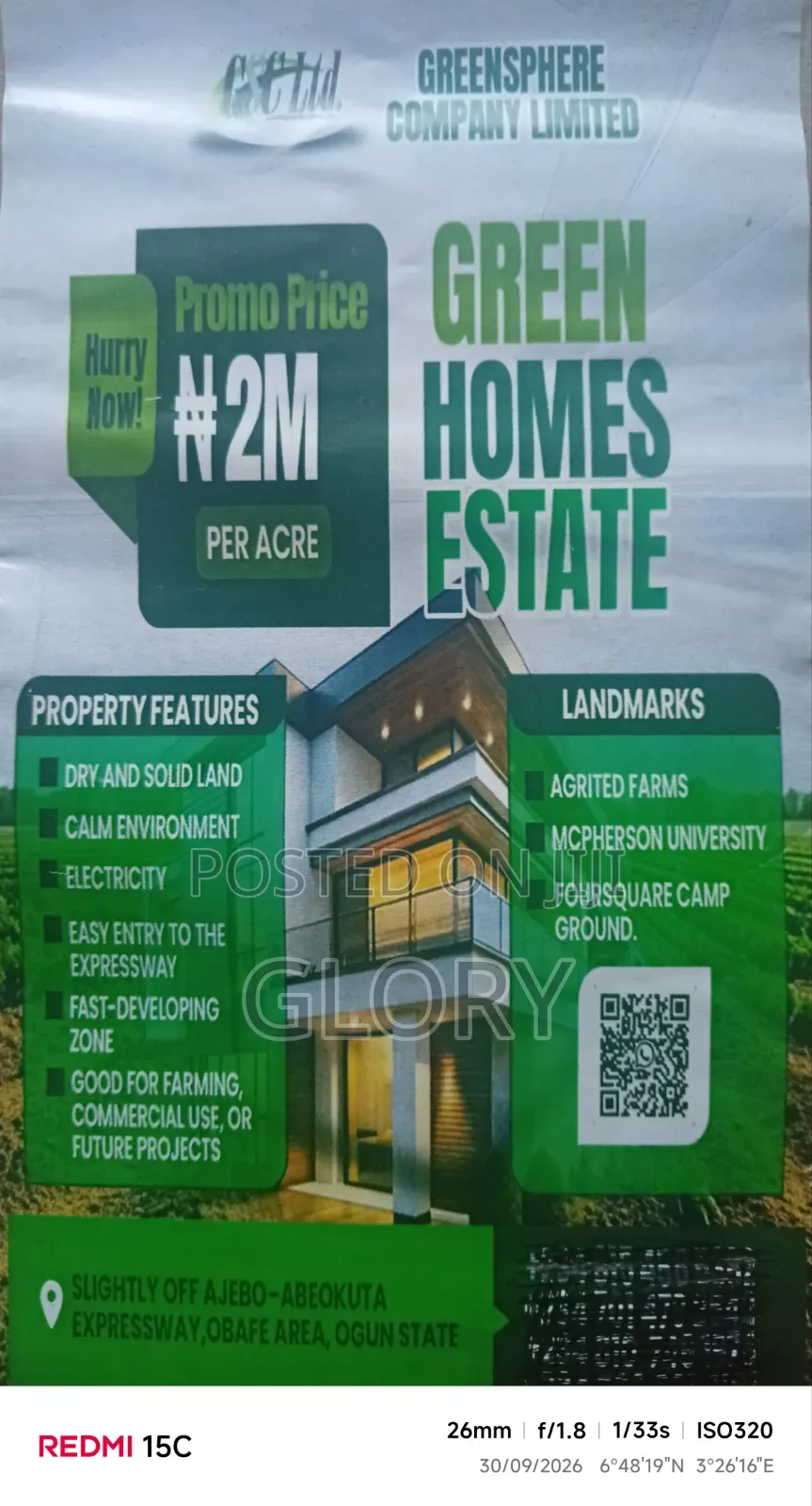 Greens Phere Company Limited in Obafemi-Owode