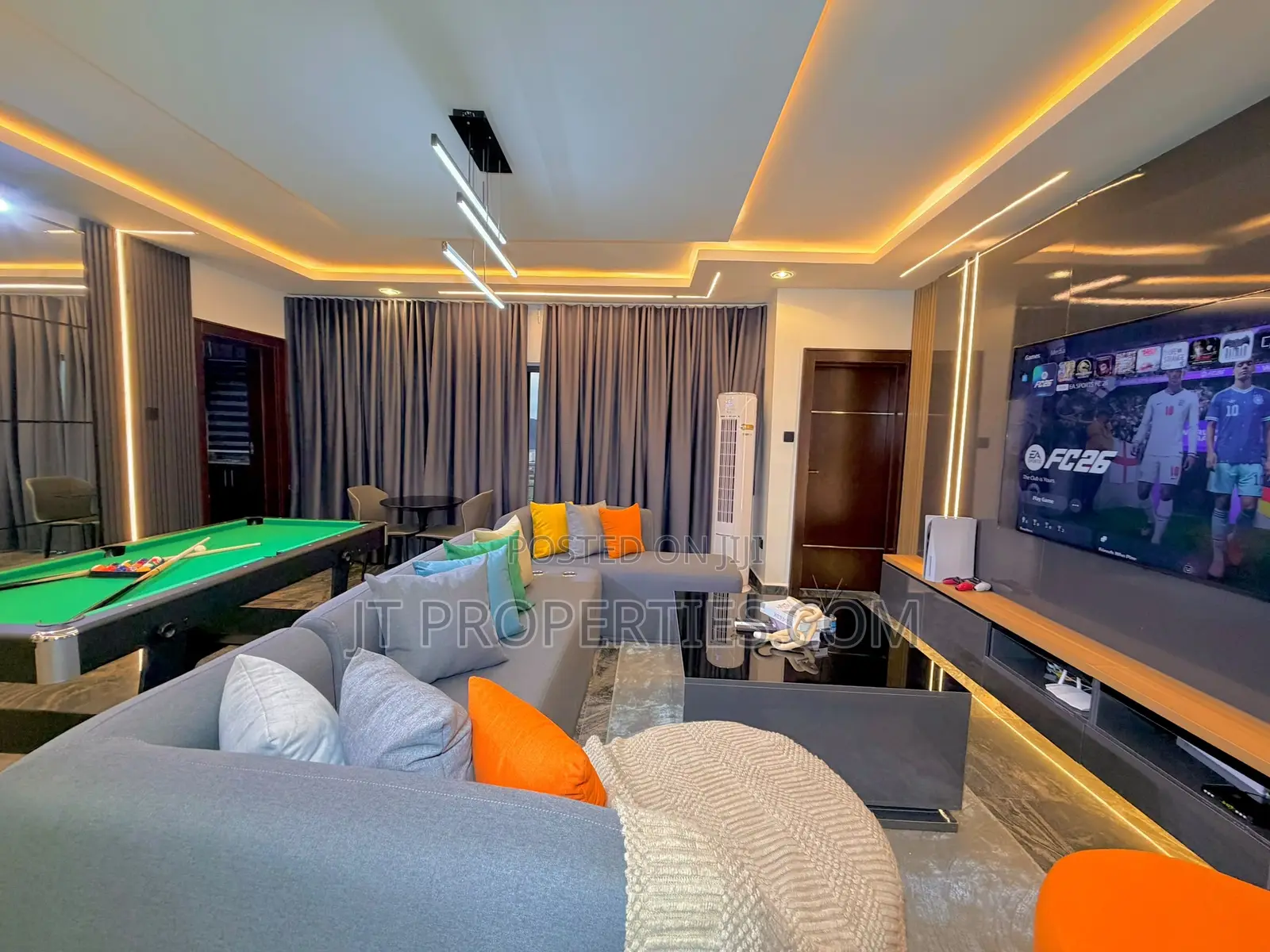 Beautifully Furnished 2 Bedroom Apartment With Snooker in FHA