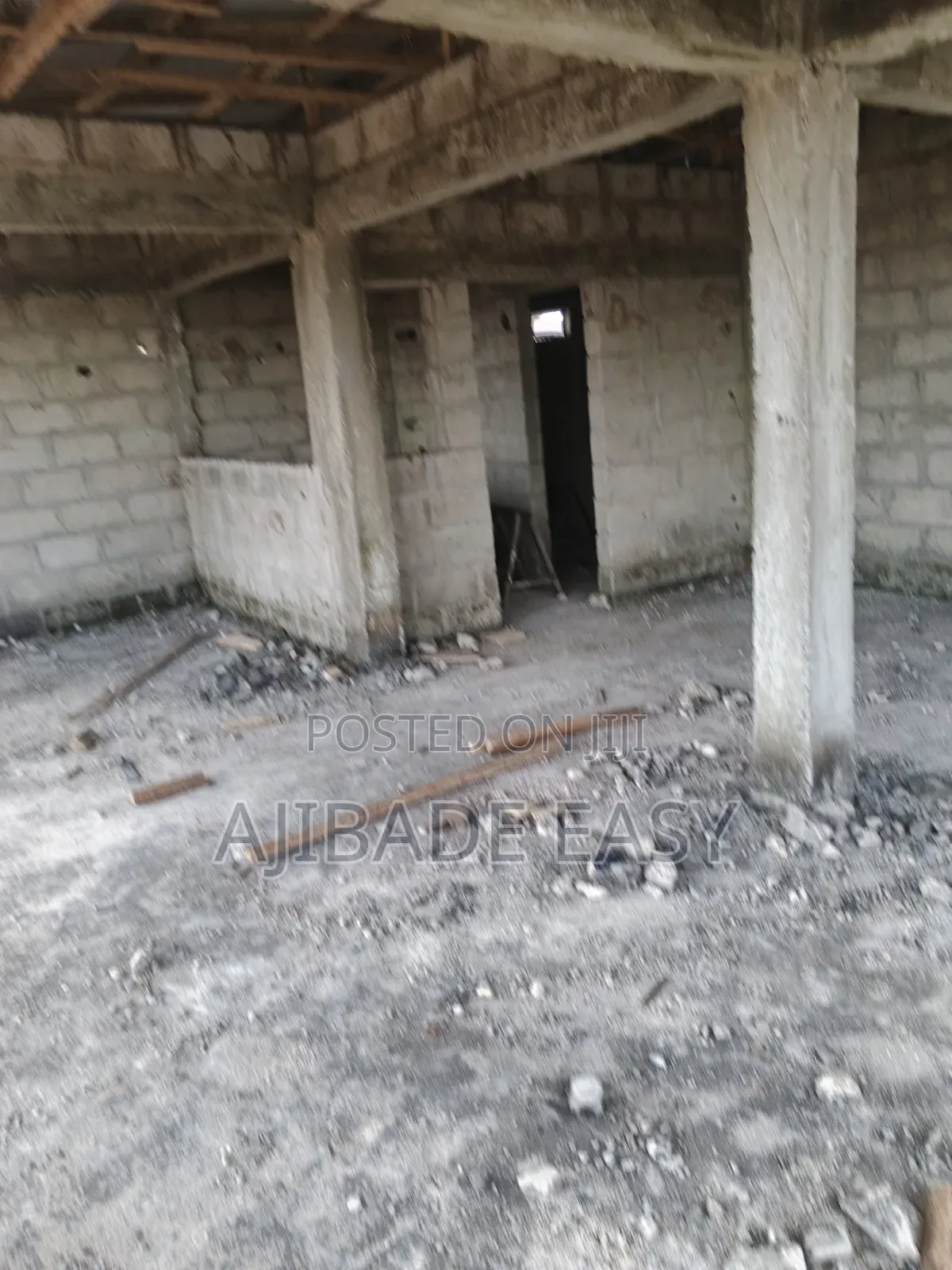 Upstairs Uncompleted Office Space for Sale in Ayobo