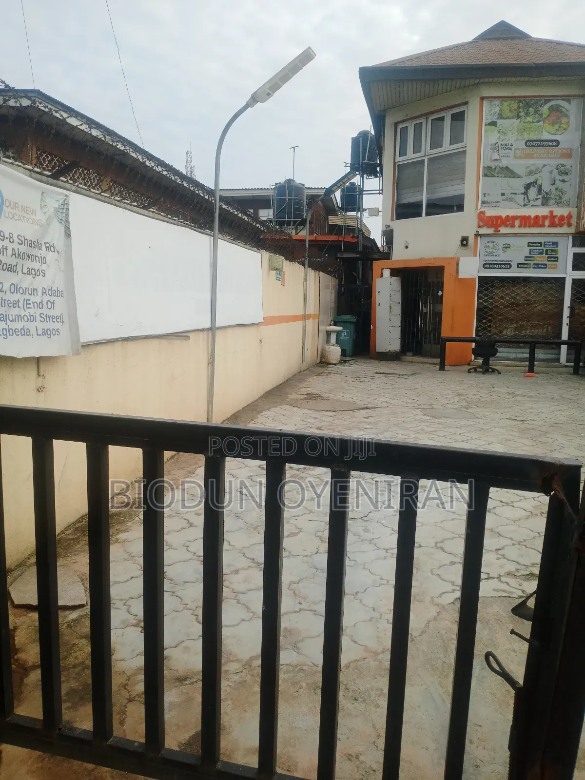 Building for Lease Directly on Akowonjo Road in Egbeda