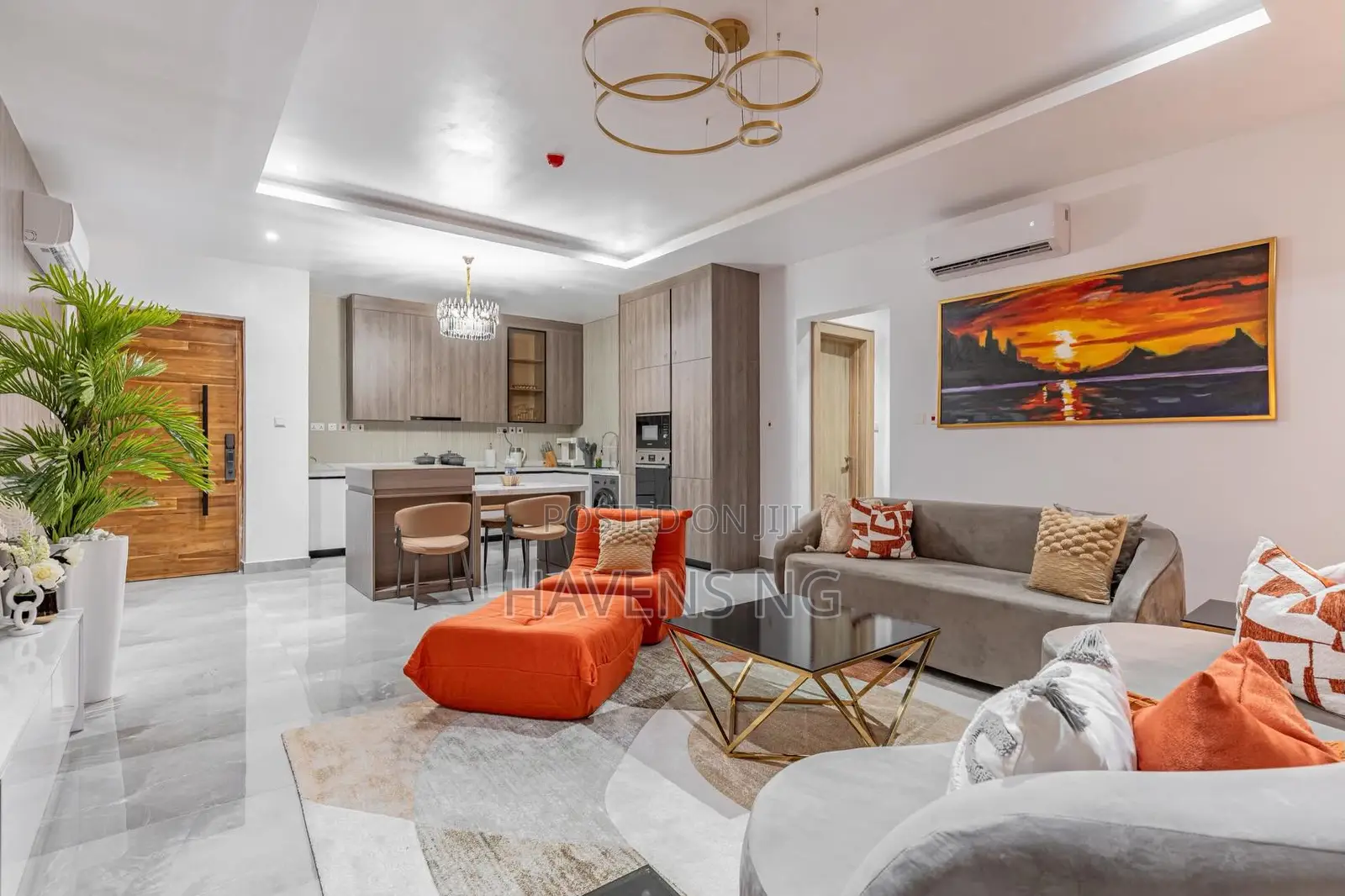 Spacious 1-Bedroom Apartment With Pool, Gym & City View in Lekki Phase 1