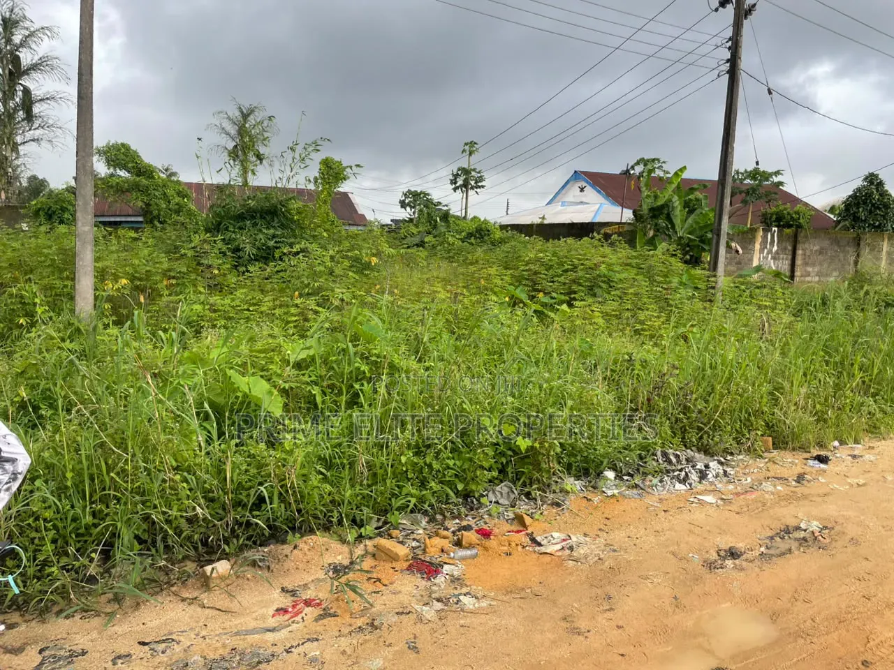 Buy and Build 546SQM Land -High Tension Pole Negotiable for Removal. in Uyo