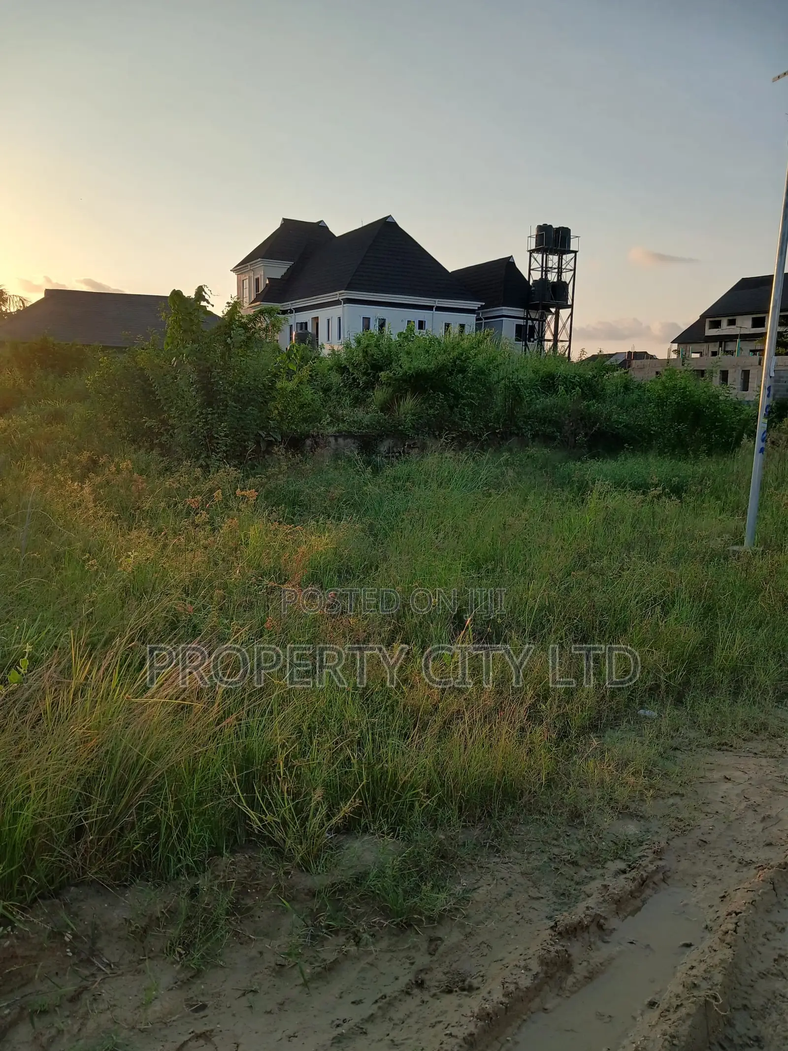 A Full Plot of Land at Olu-Odo (With Raft Foundation) in Ebute
