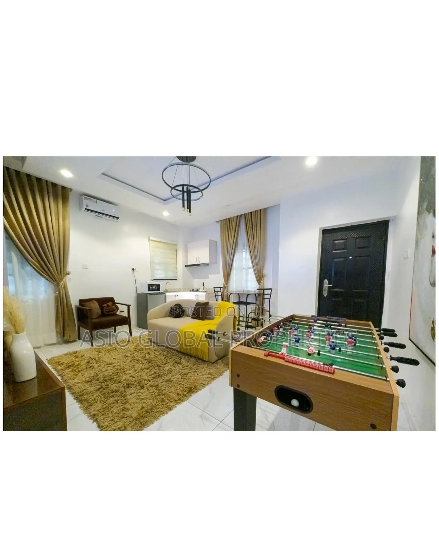 Smart 1-Bed Apartment in Surulere in Adeniran Ogunsanya