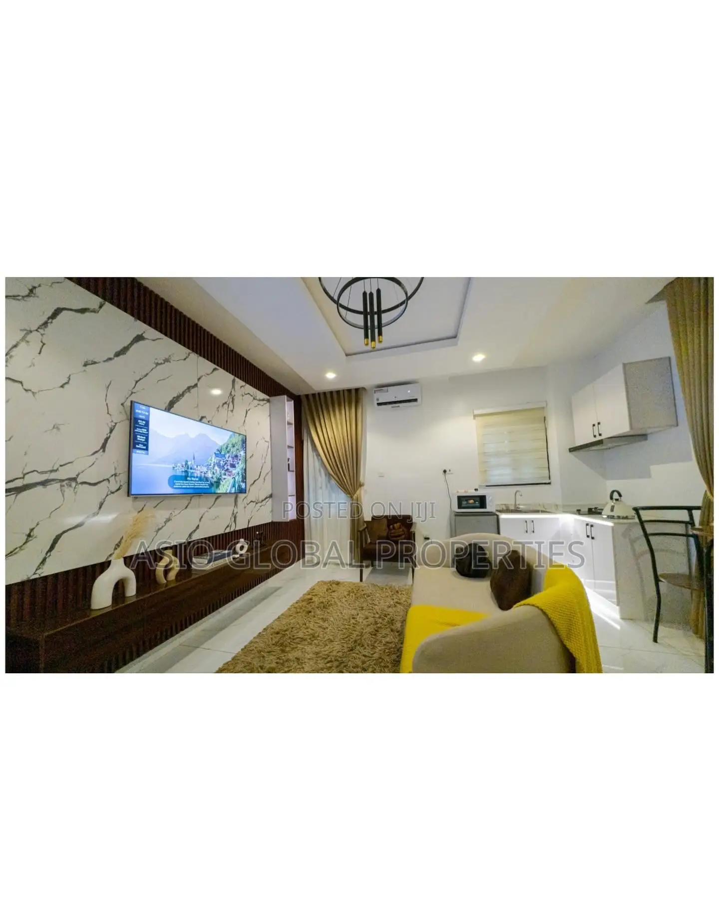 Smart 1-Bed Apartment in Surulere in Adeniran Ogunsanya