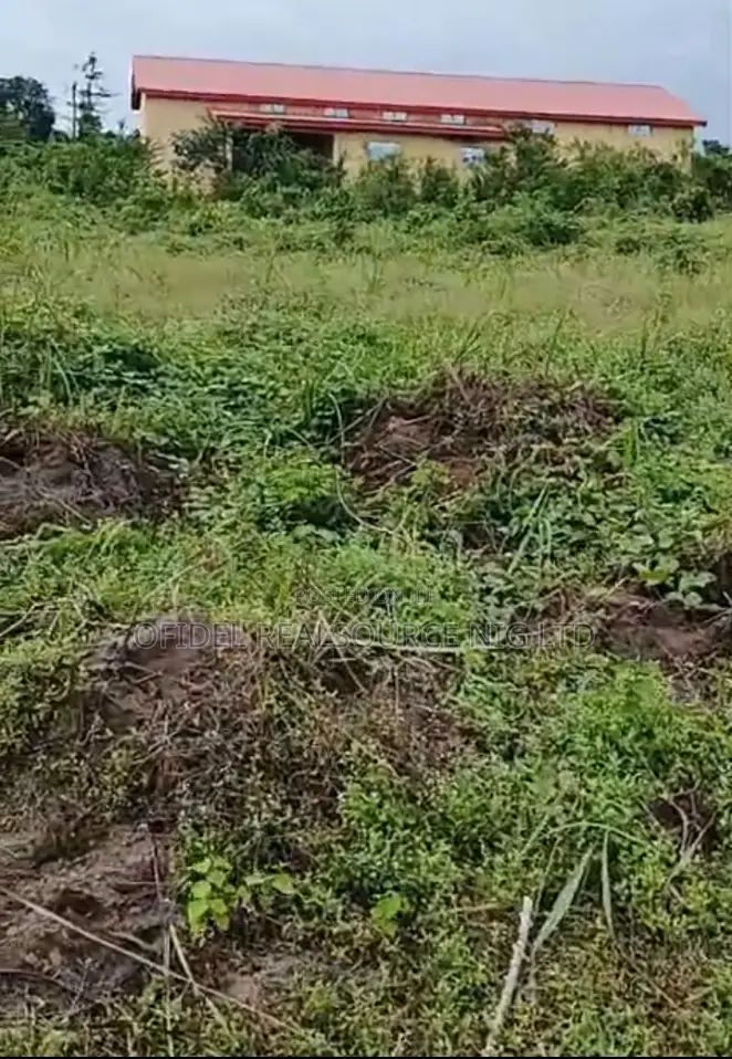 100 by 100 Table Land Opposite Admiral University 4 Mins to Asaba in Oshimili North